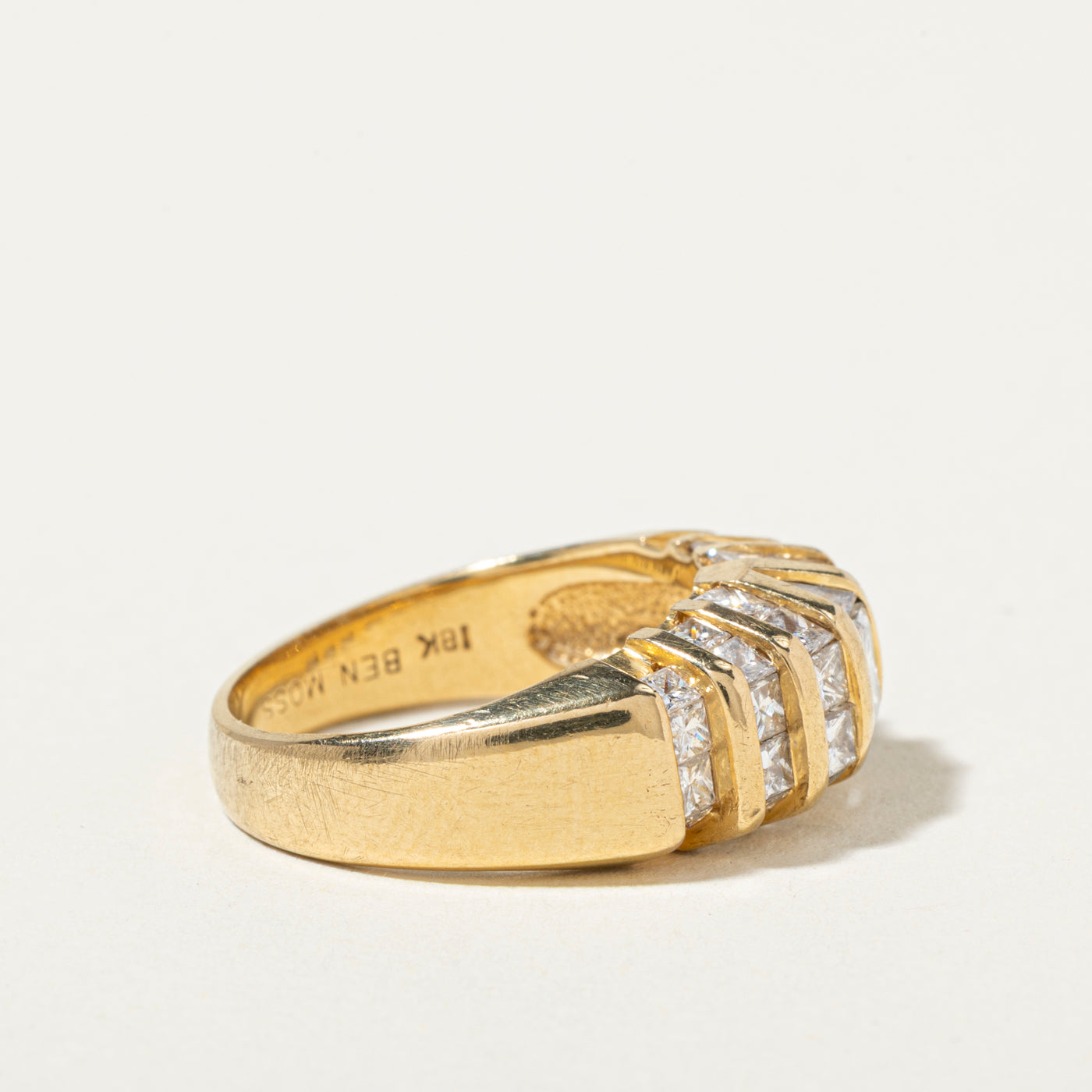 18k Channel Set Multi Cut Diamond Ring | 1.88ctw | SZ 5.75