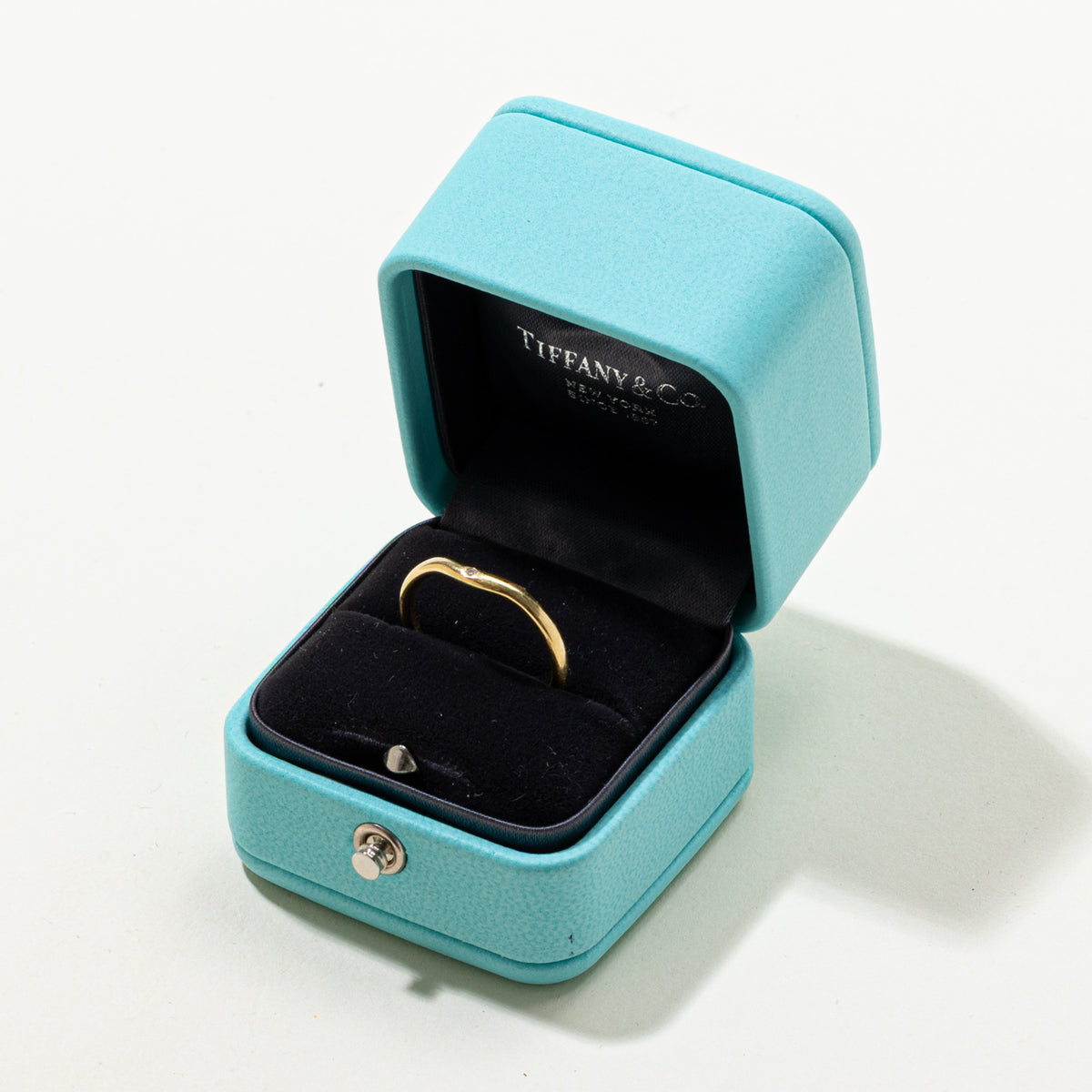 'Tiffany & Co.' Elsa Peretti Wedding Band Ring | 0.01ct | SZ 8