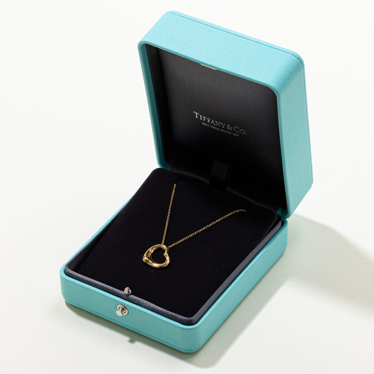 'Tiffany & Co.' Elsa Peretti Open Heart Pendant | 0.02ctw | 16"