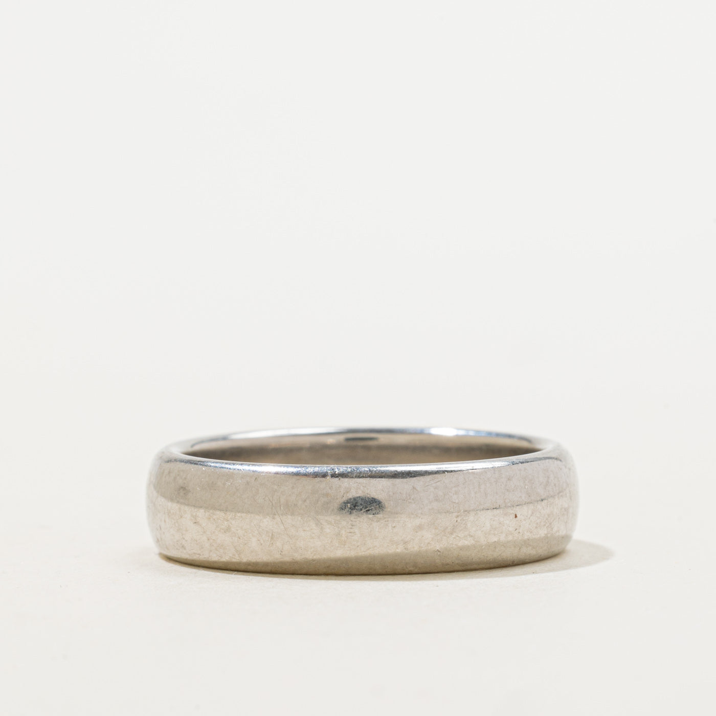 'Tiffany & Co.' Forever Platinum Lucida Wedding Band Ring | 6mm | SZ 11
