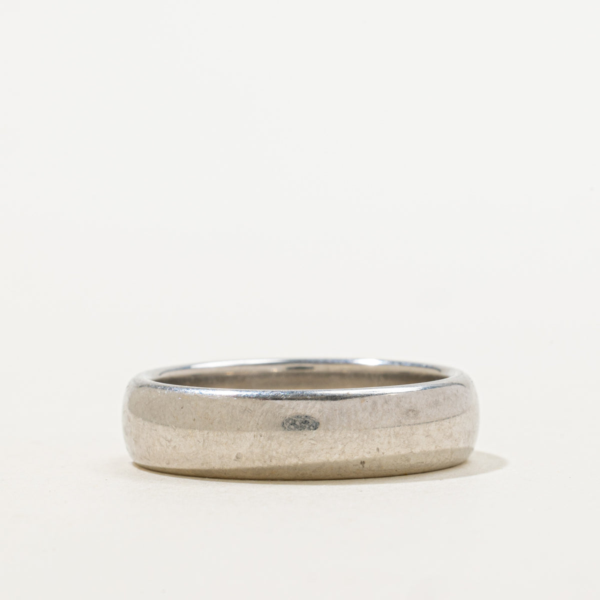 'Tiffany & Co.' Forever Platinum Lucida Wedding Band Ring | 6mm | SZ 11