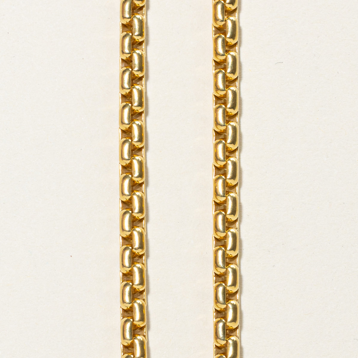 'Tiffany & Co.' 18k Yellow Gold Square Link Chain | 20"