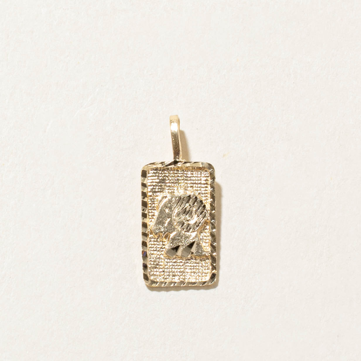 14k Aries Zodiac Charm