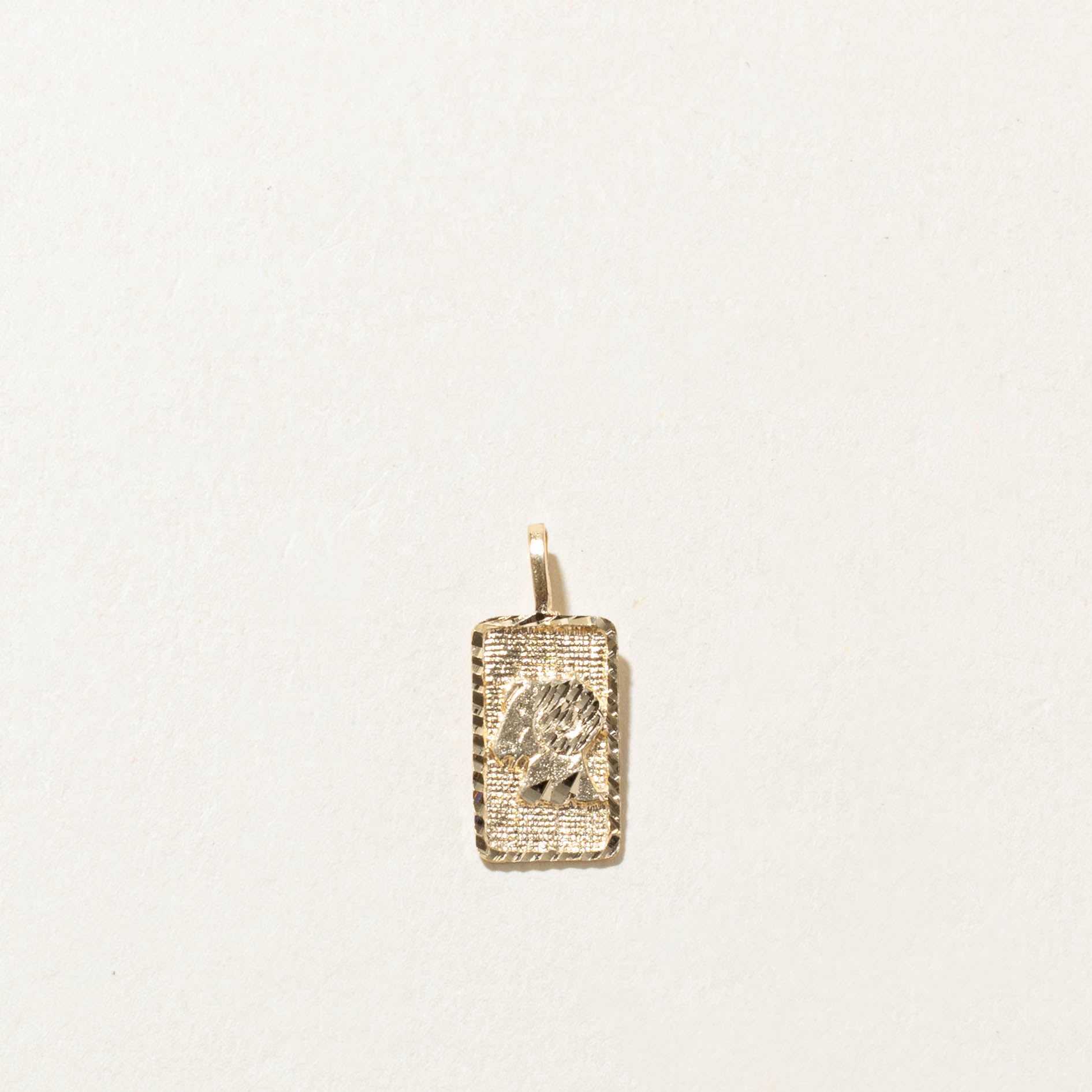 14k Aries Zodiac Charm