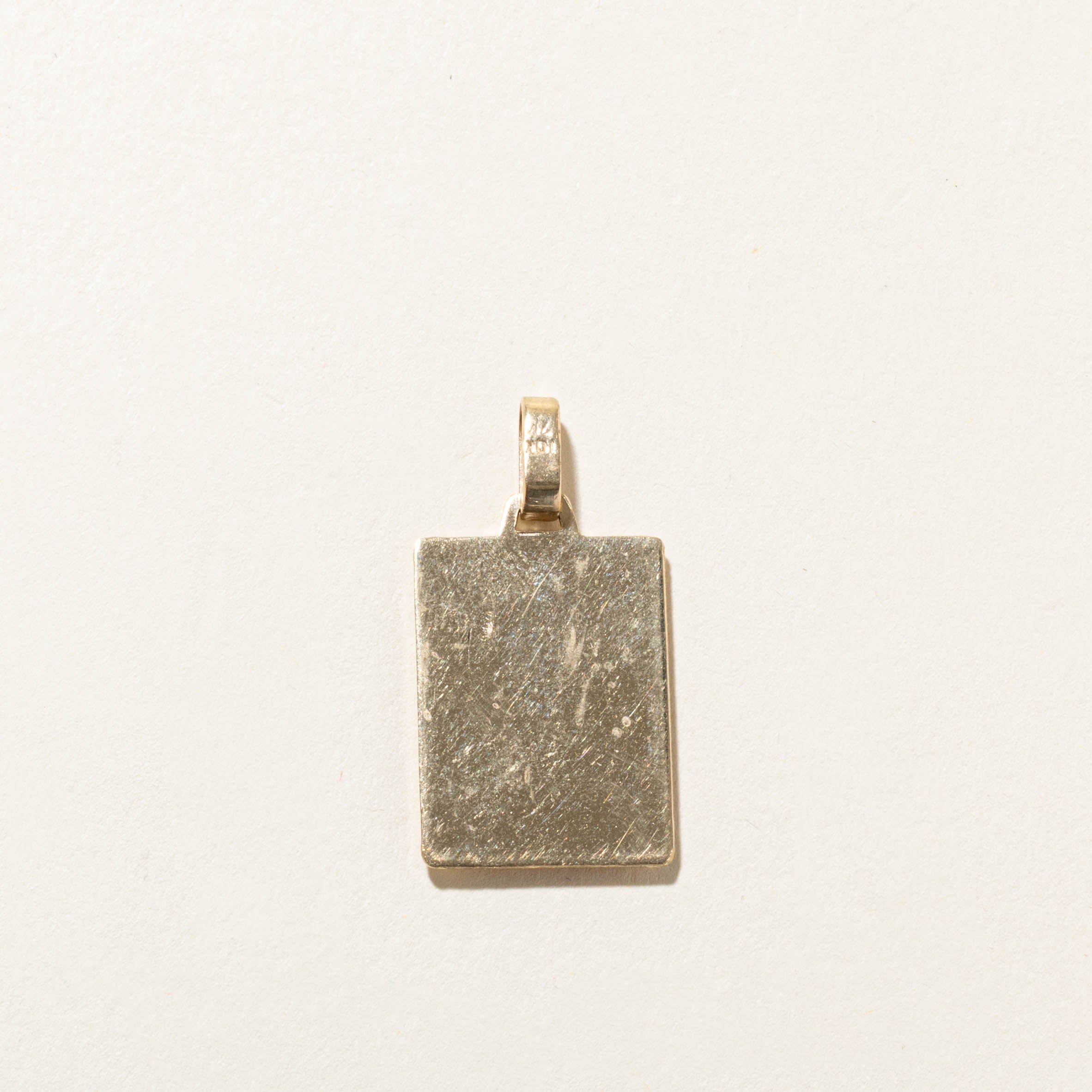 10k Taurus Zodiac Pendant
