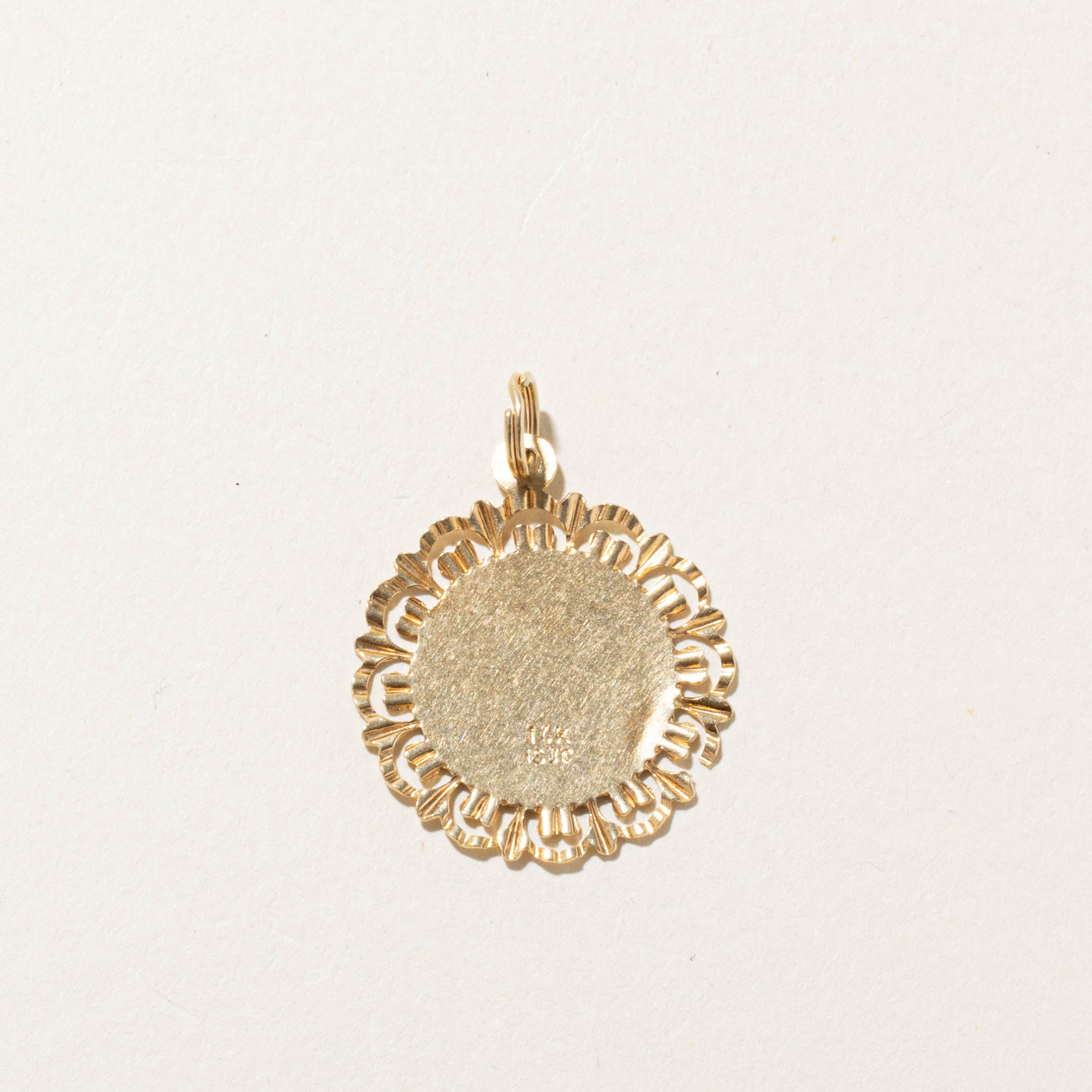 10k Cancer Zodiac Pendant