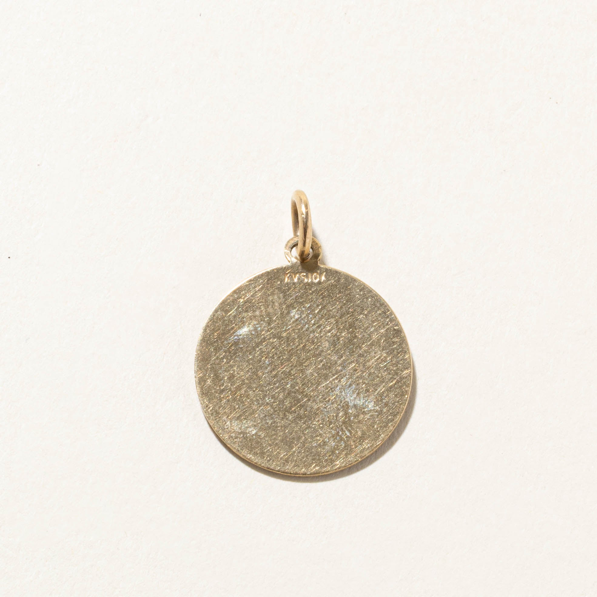 10k Libra Zodiac Pendant