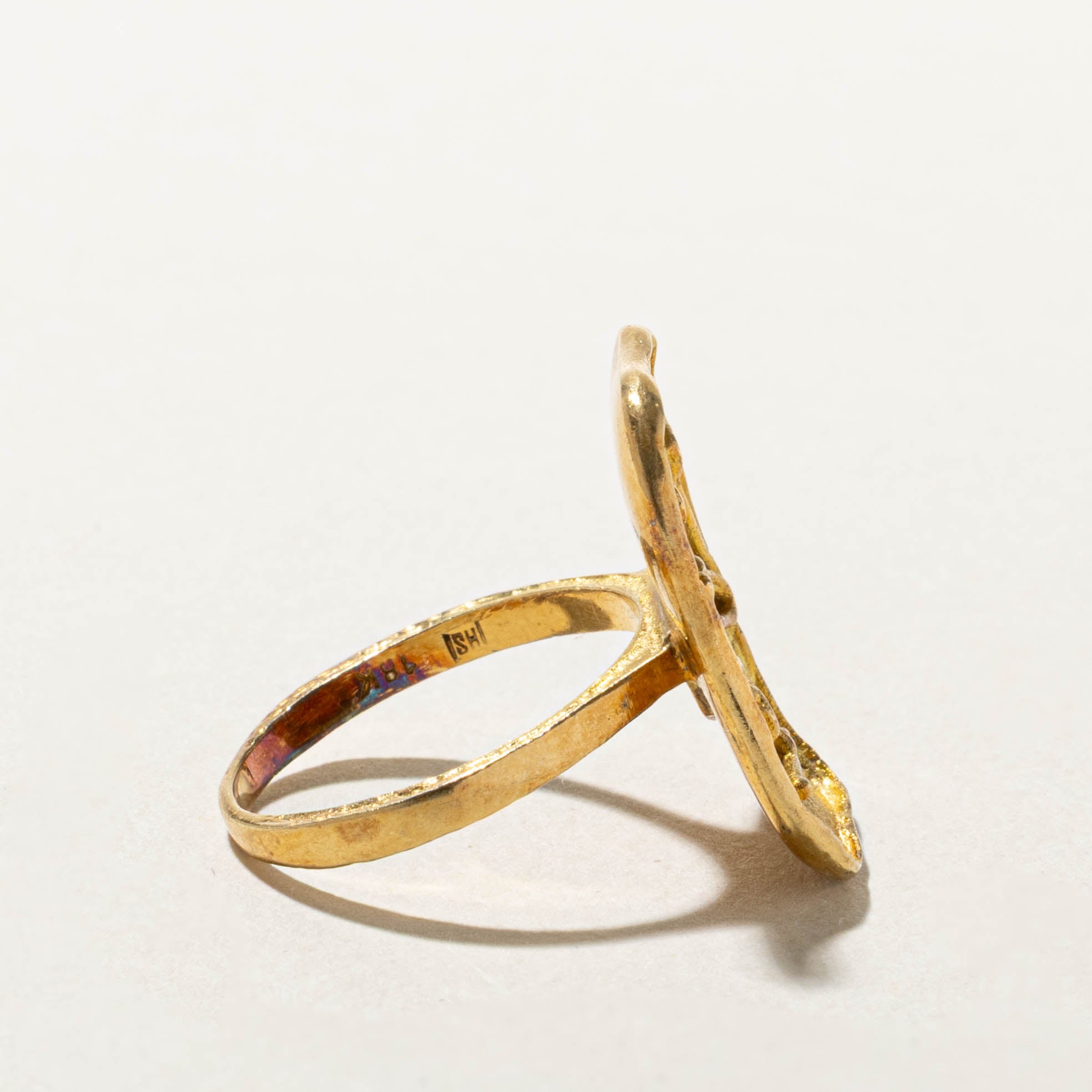 18k Libra Zodiac Ring | SZ 7.25
