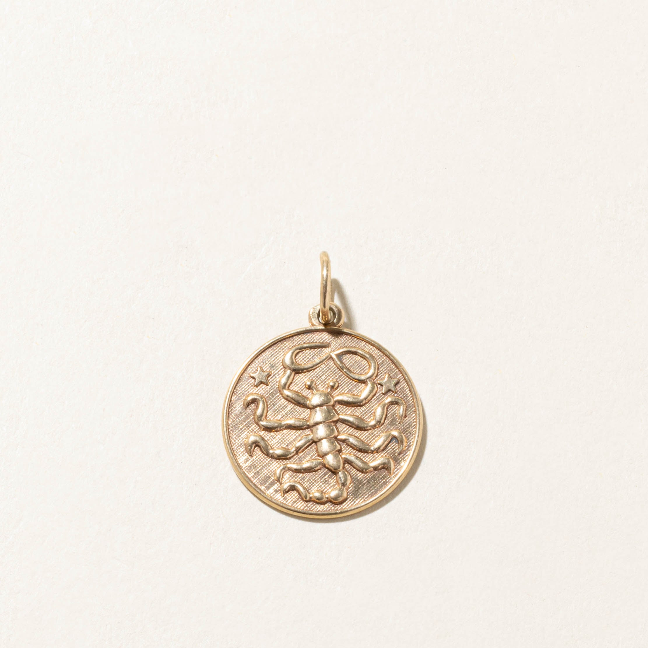 10k Scorpio Zodiac Pendant