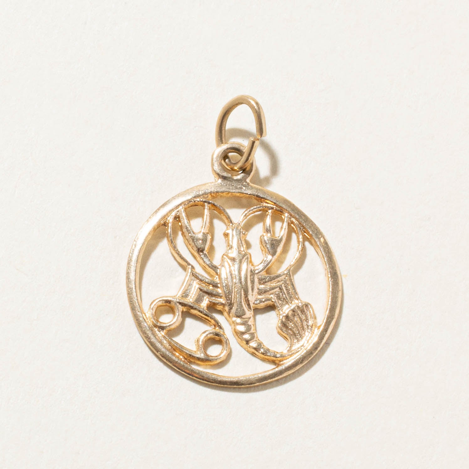 10k Scorpio Zodiac Pendant