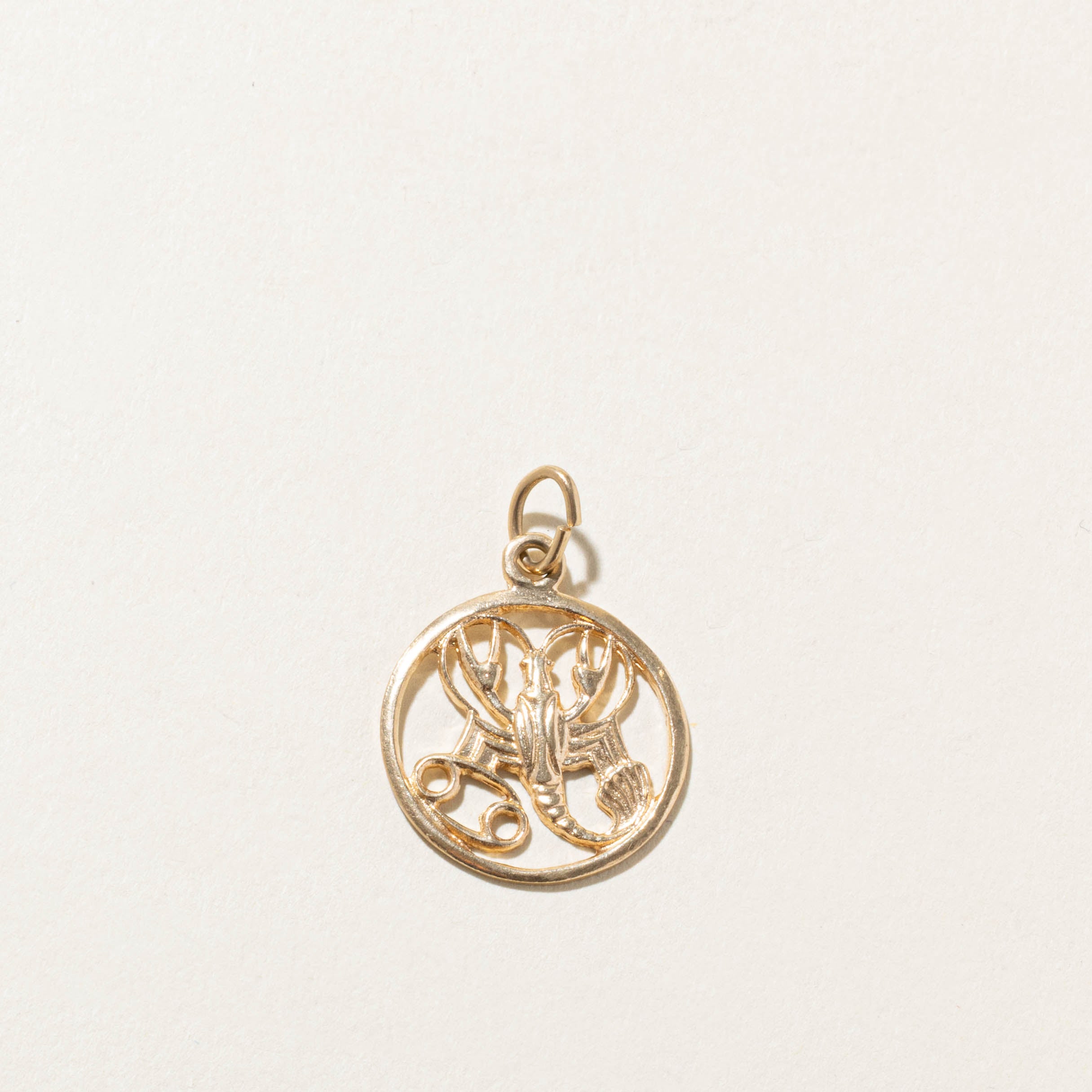 10k Scorpio Zodiac Pendant