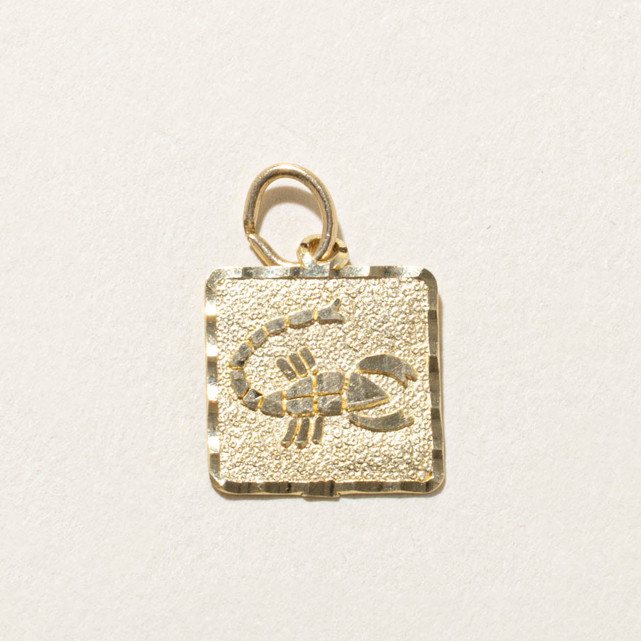 10k Scorpio Zodiac Charm