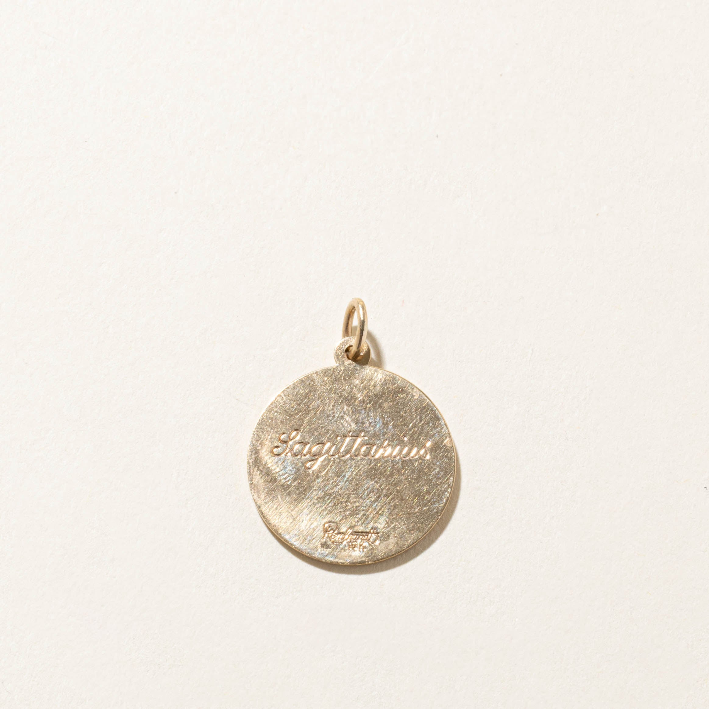 10k Saggitarius Zodiac Pendant