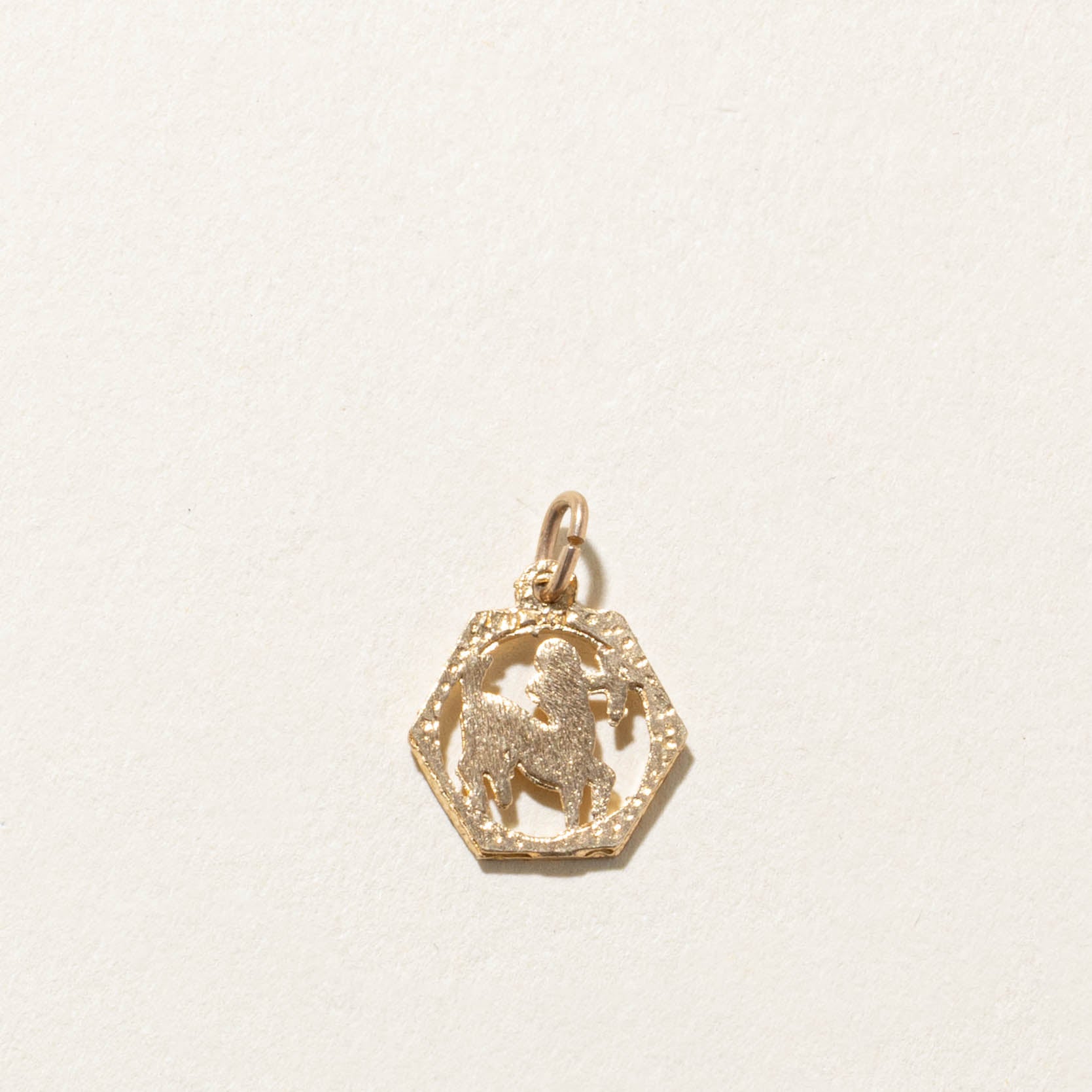 10k Saggitarius Zodiac Pendant