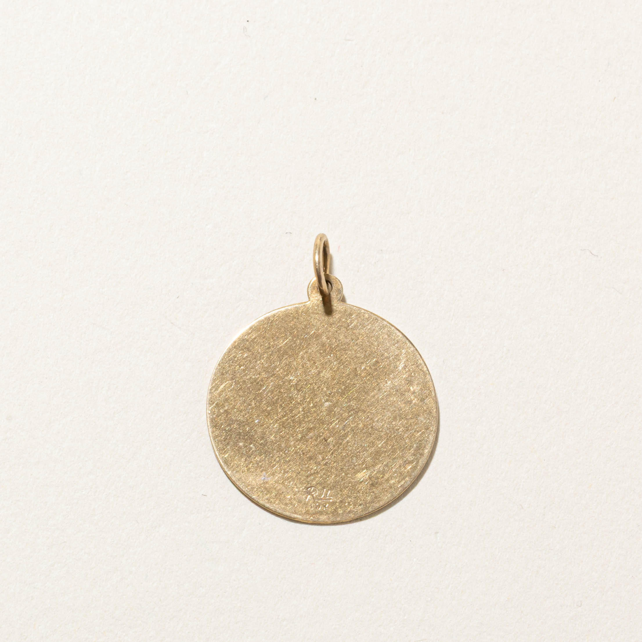 10k Capricorn Zodiac Pendant