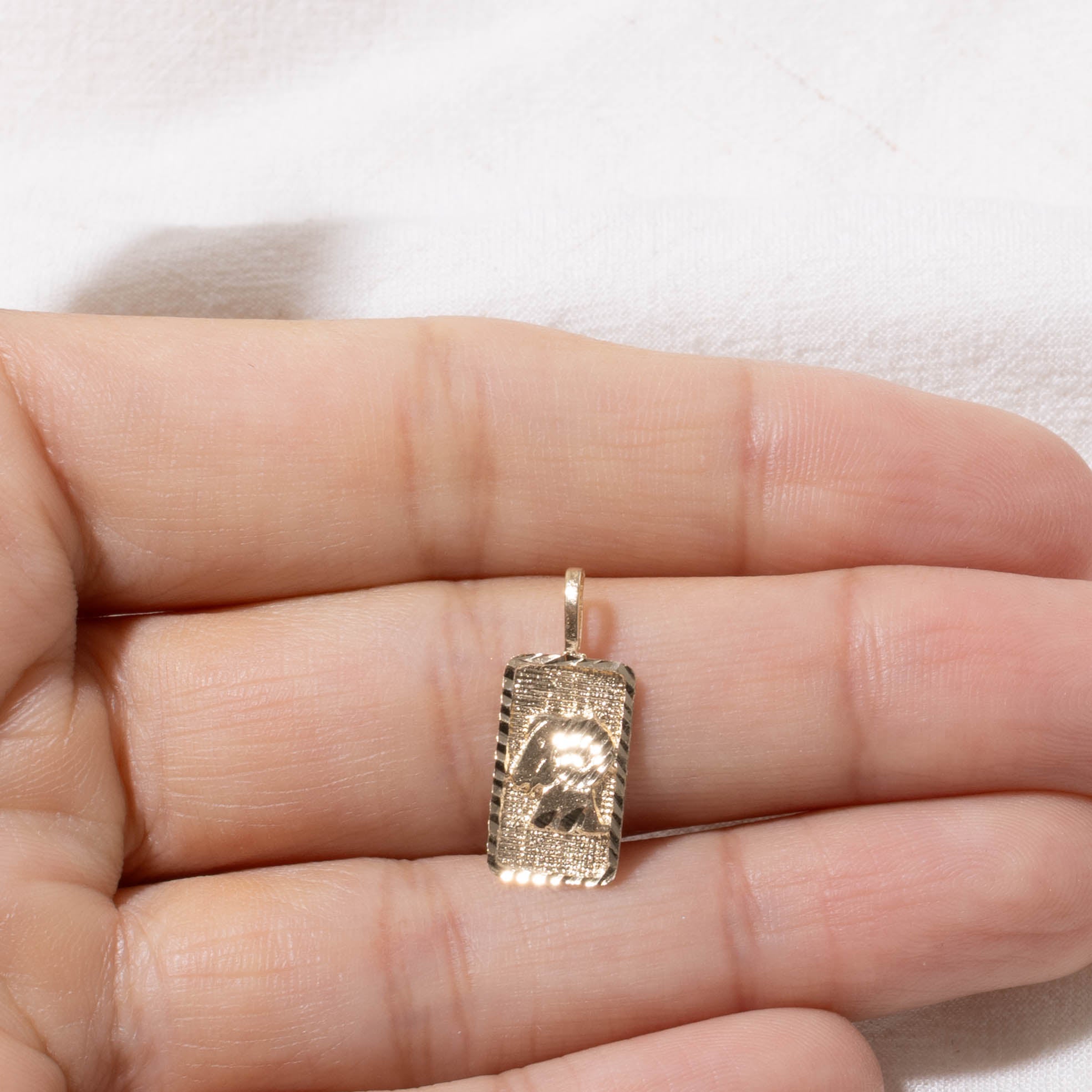 14k Aries Zodiac Charm