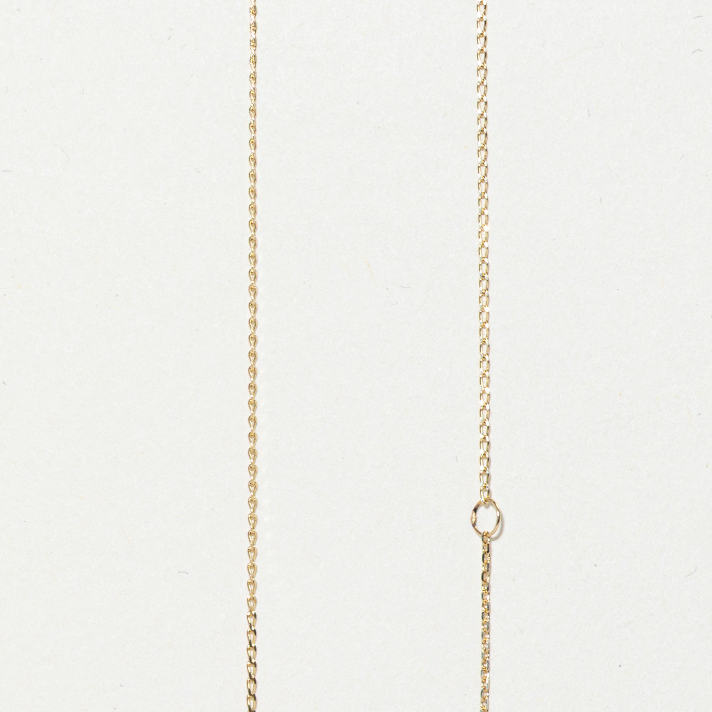 14k Pear Cut Pink Topaz Lariat Necklace | 1.30ctw | 17" + 4" Drop