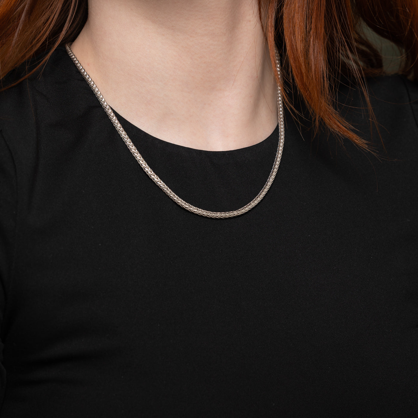 Sterling Silver Foxtail Chain | 18"