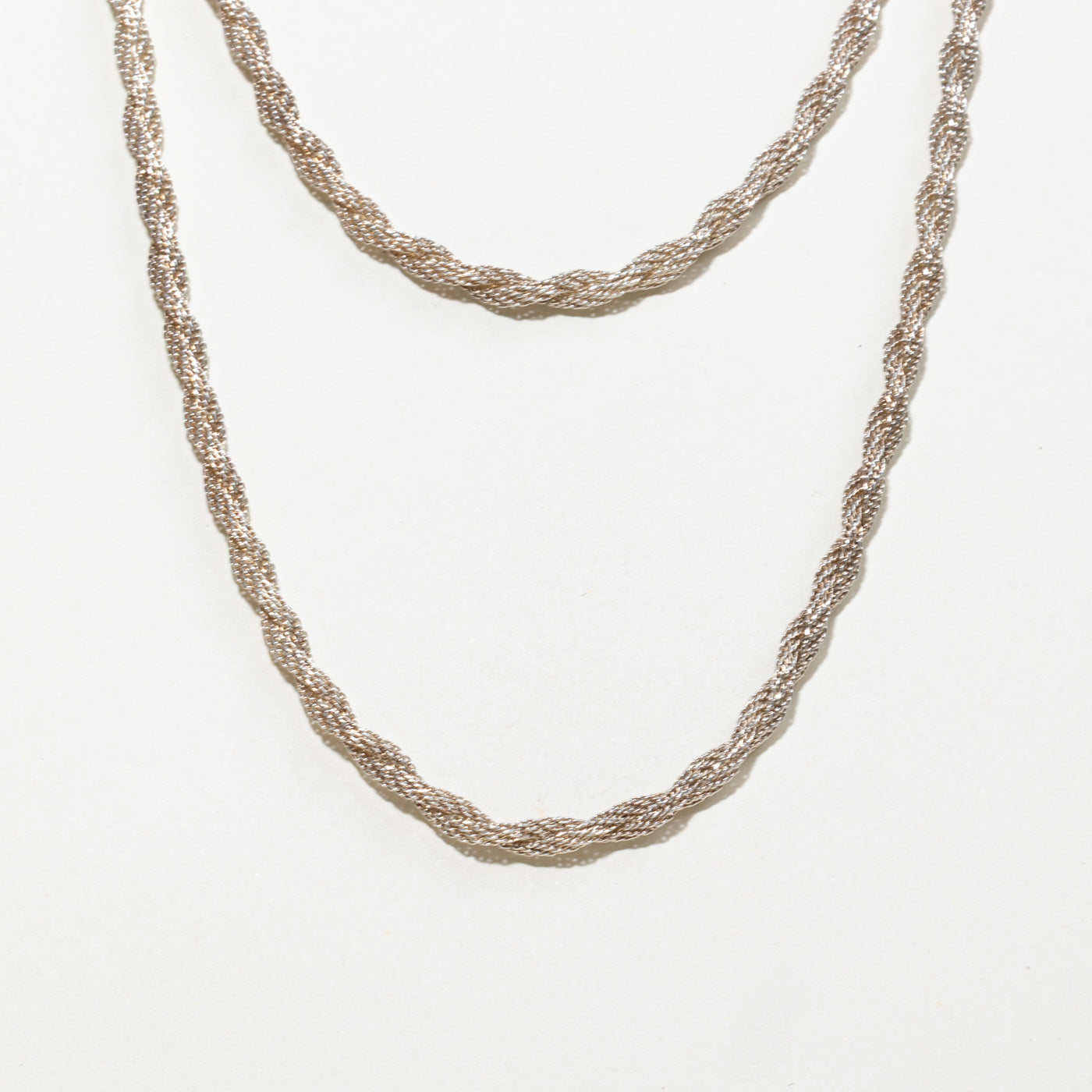 Sterling Silver Layered Rope Chain | 4.5mm | 40.5"