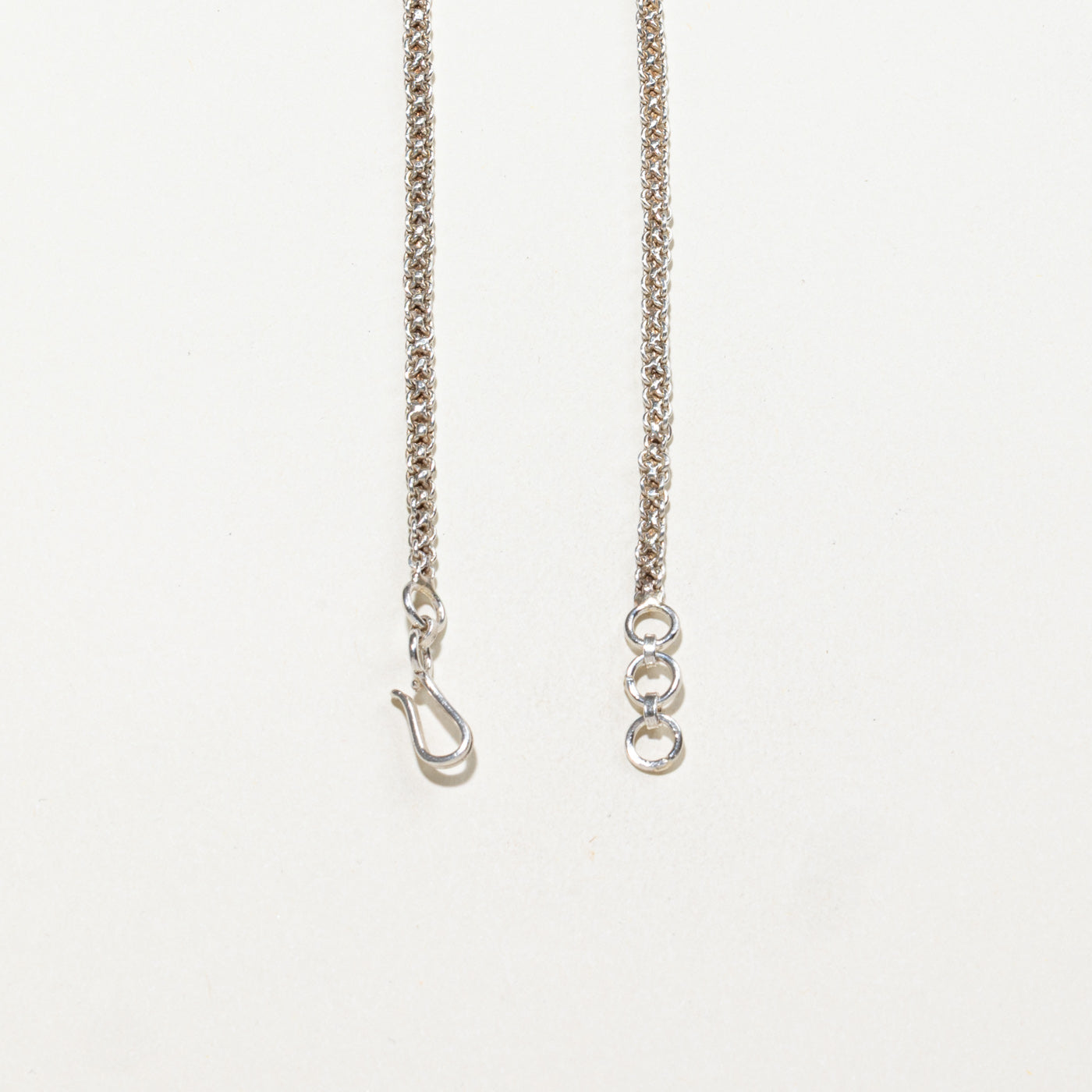 Sterling Silver Ornate Filigree Necklace | 17"