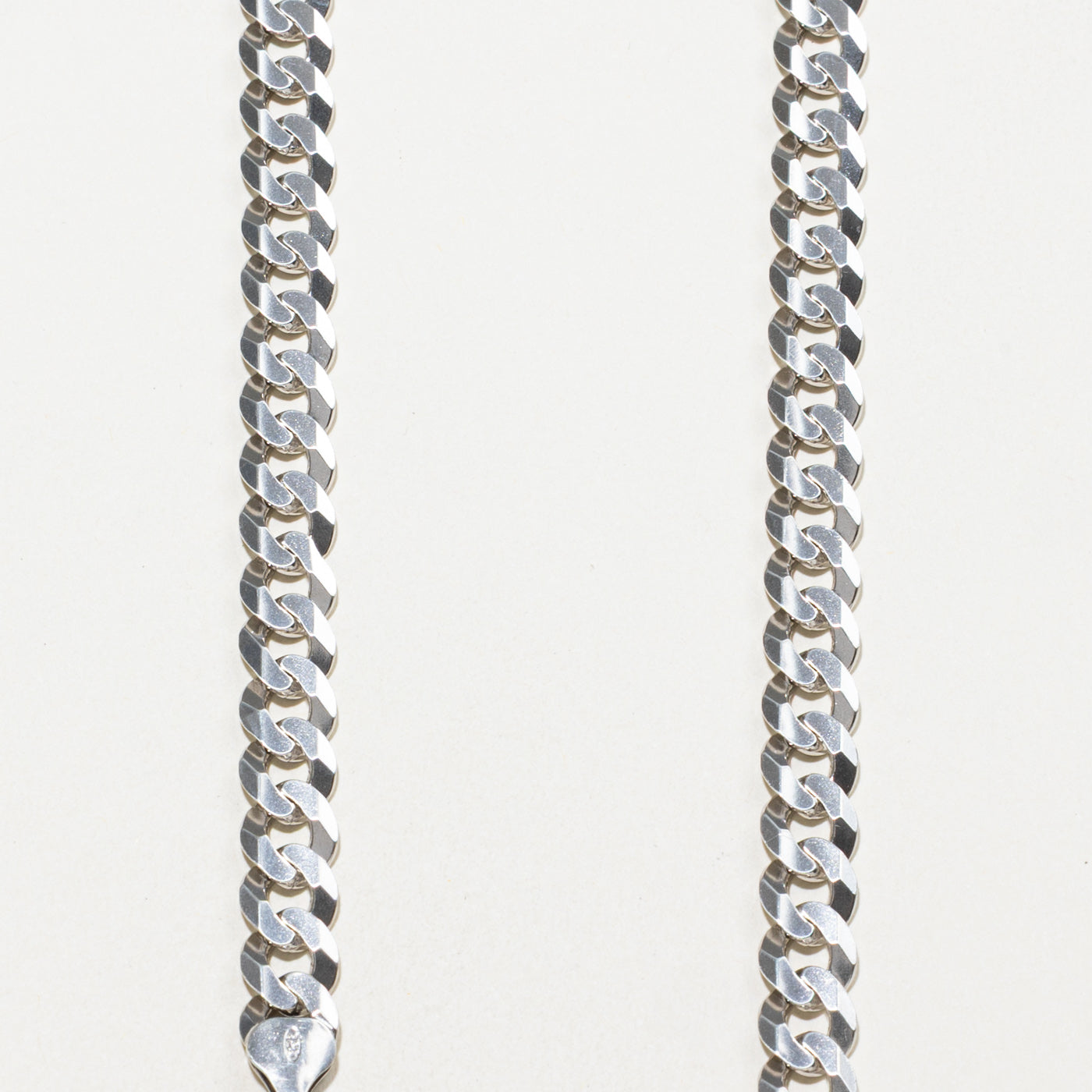 Sterling Silver Curb Link Chain | 8mm | 18"