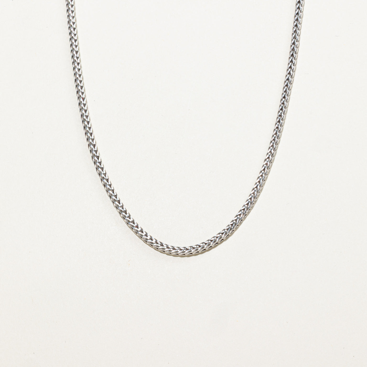Sterling Silver Foxtail Chain | 18"