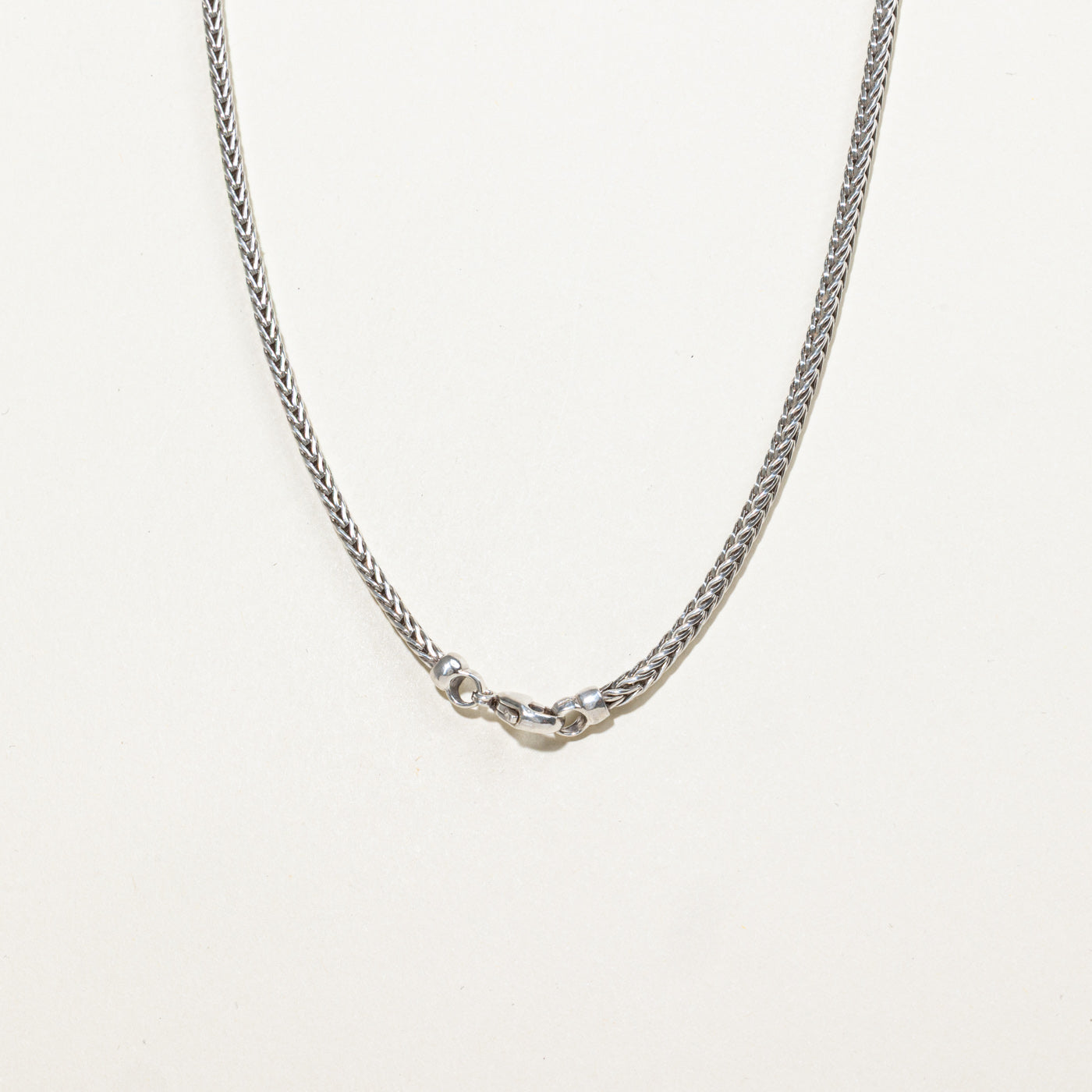 Sterling Silver Foxtail Chain | 18"