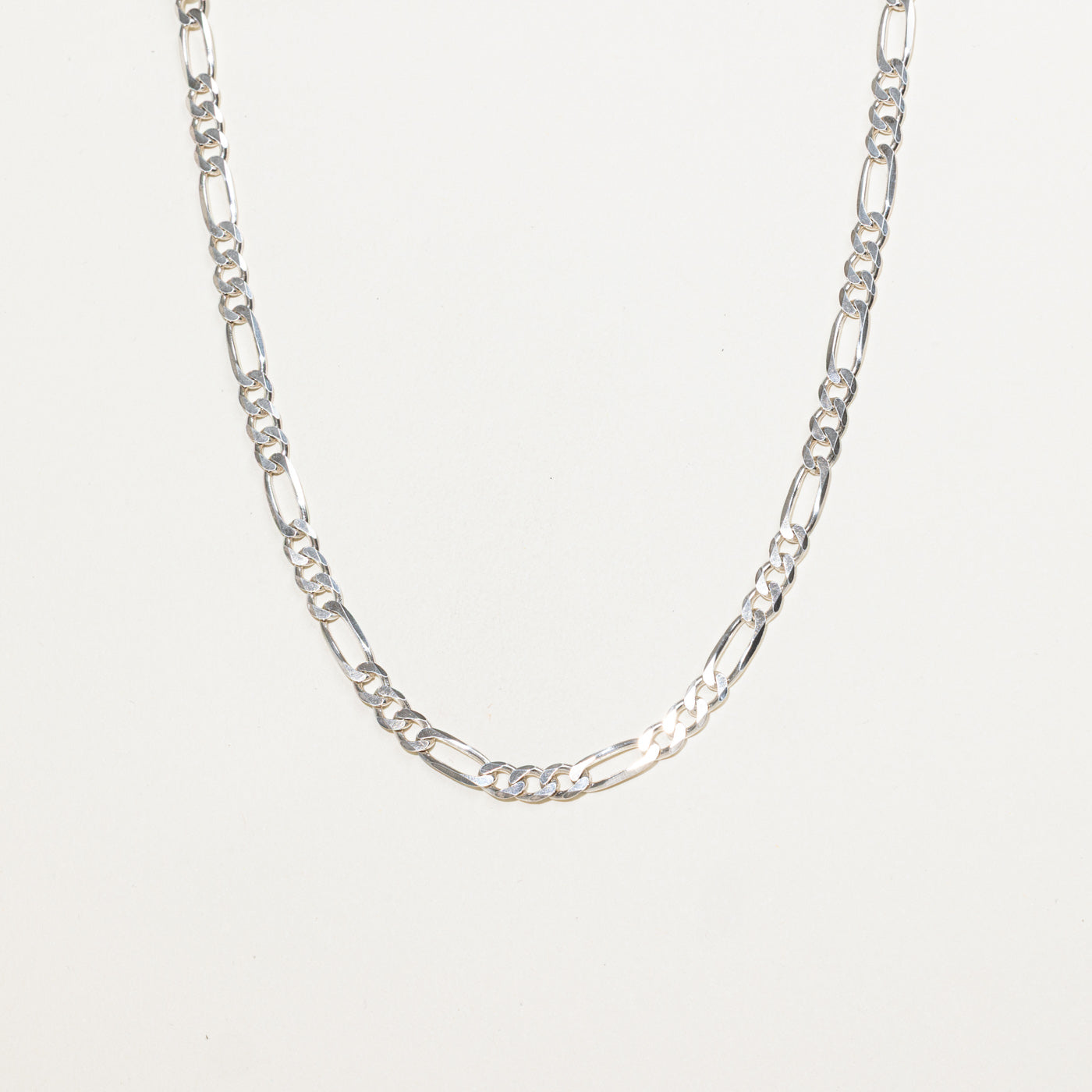 Sterling Silver Figaro Chain | 5.7mm | 24"
