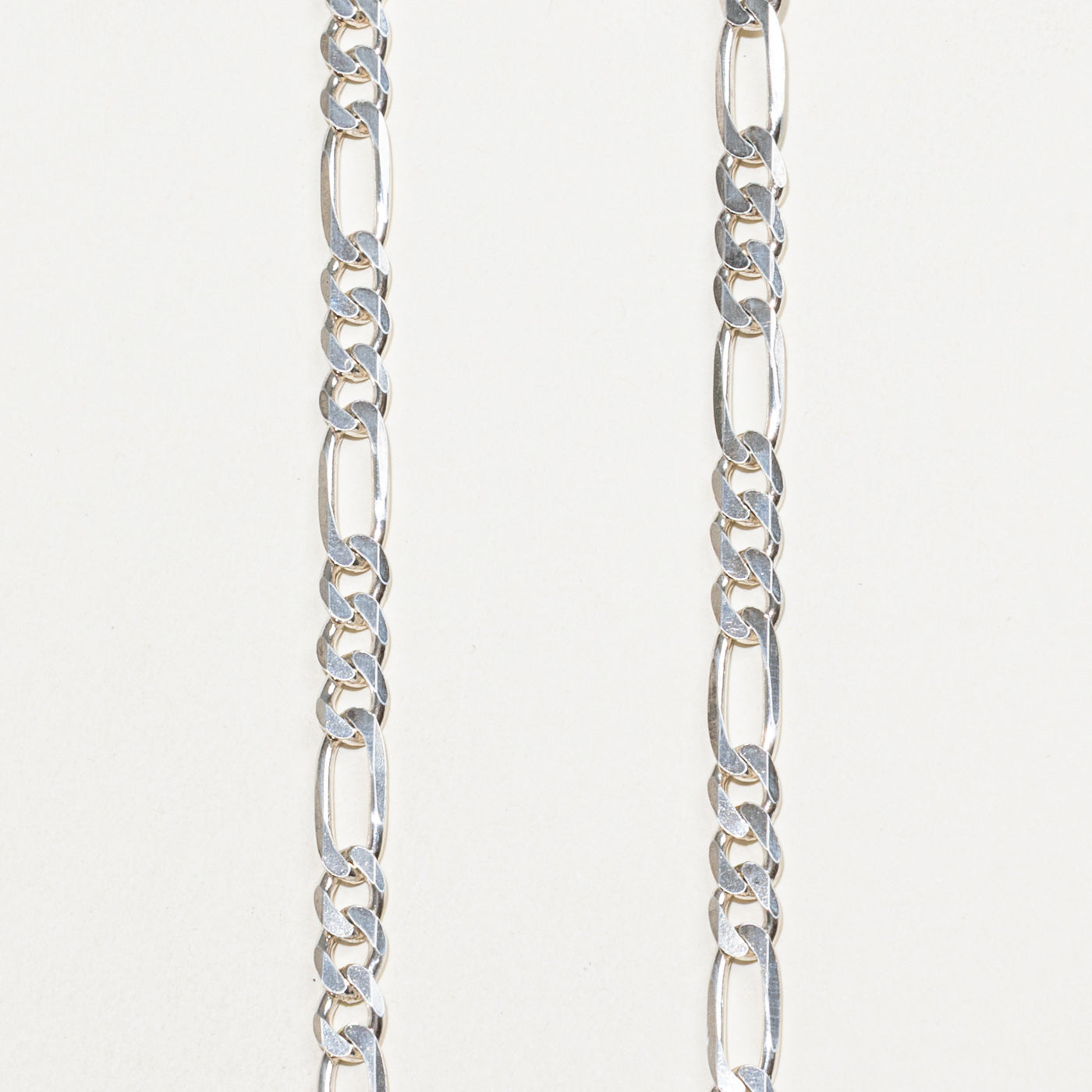 Sterling Silver Figaro Chain | 5.7mm | 24"