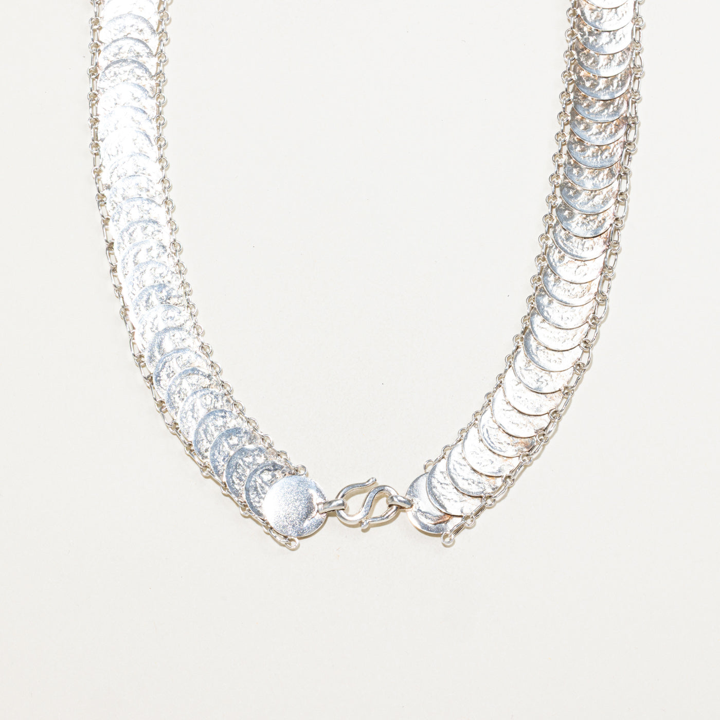 Silver Eagle Coin Chain Necklace | 17"