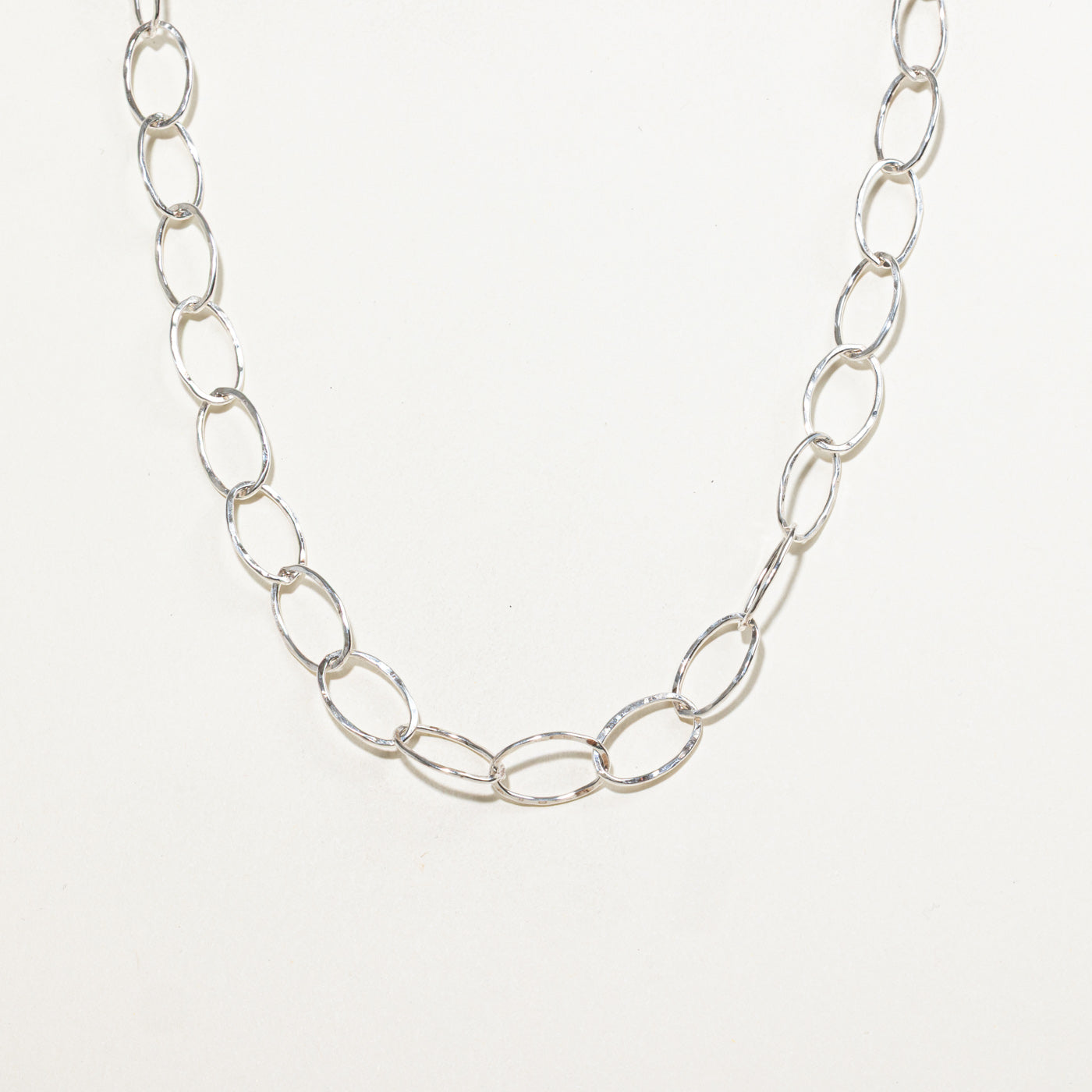 Sterling Silver Cable Link Chain Necklace | 21"