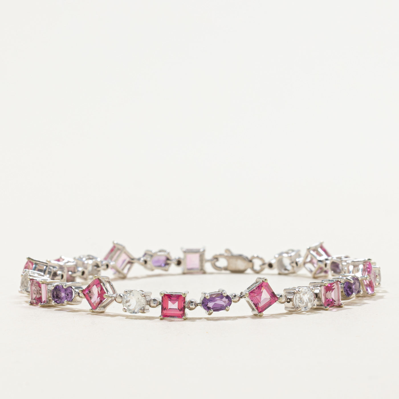 Eternity Multi Gemstone Bracelet | 7.40ctw | 7"