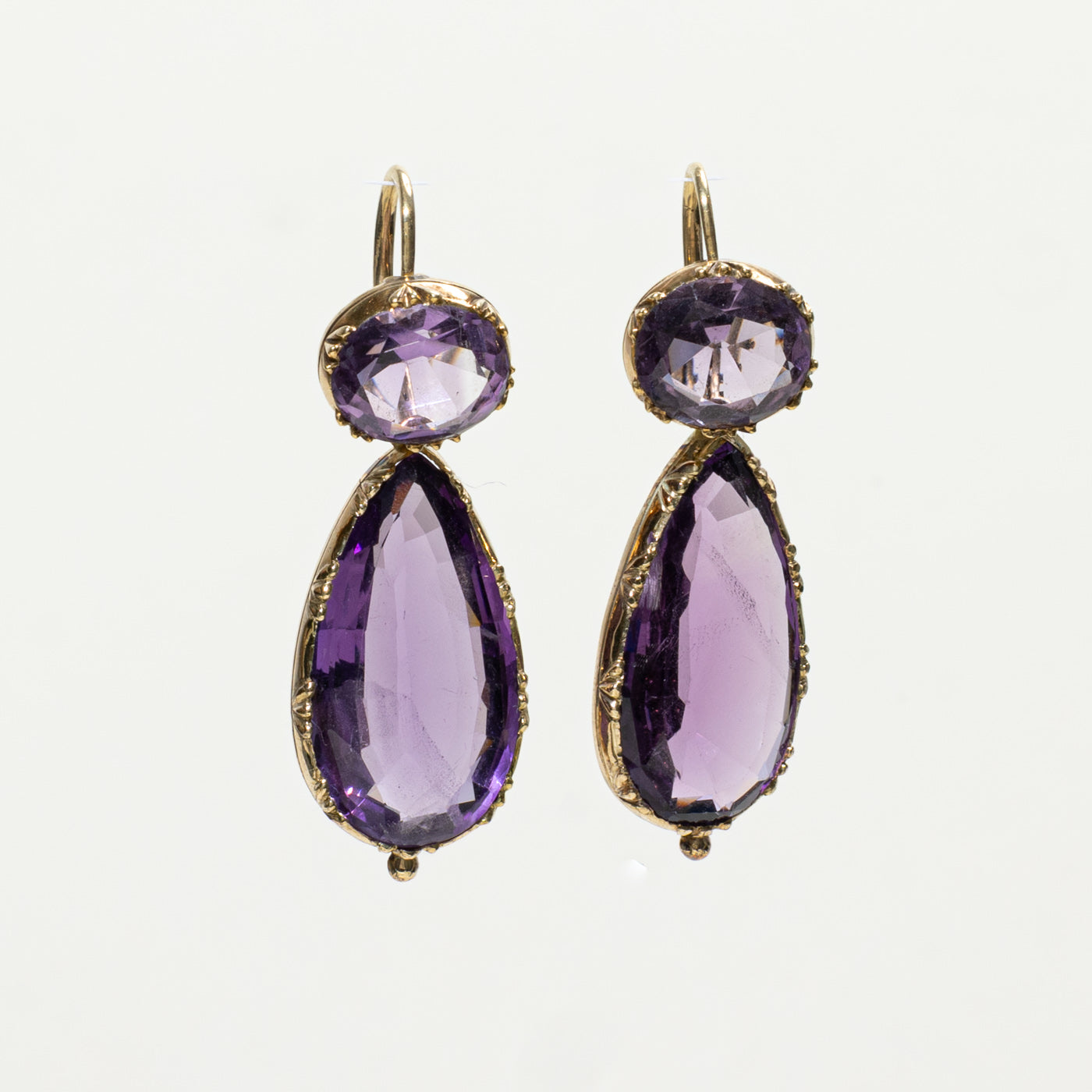 Vintage Amethyst Demi-Parure Necklace, Earring, Pendant & Brooch Set | 180ctw | 16"