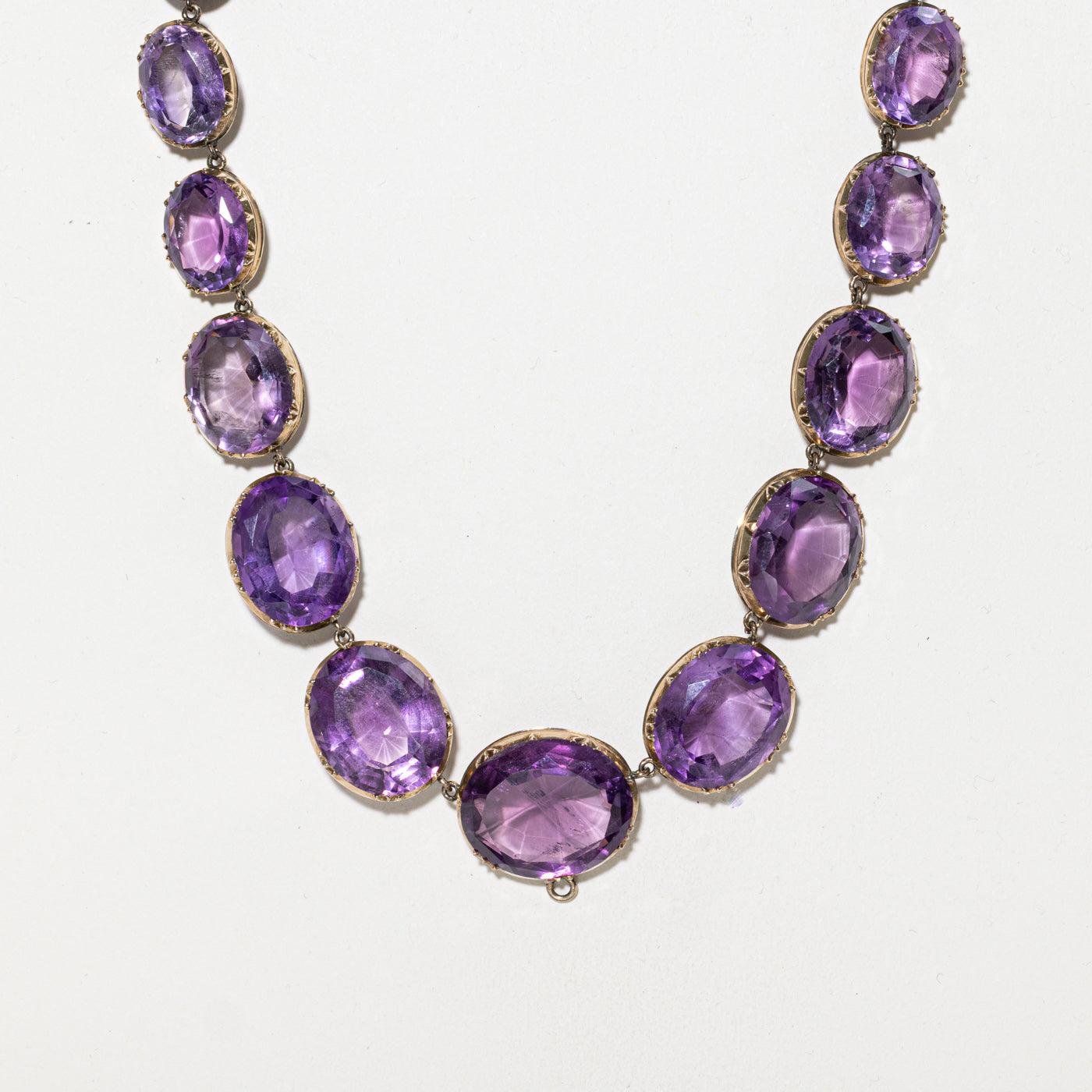 Vintage Amethyst Demi-Parure Necklace, Earring, Pendant & Brooch Set | 180ctw | 16"