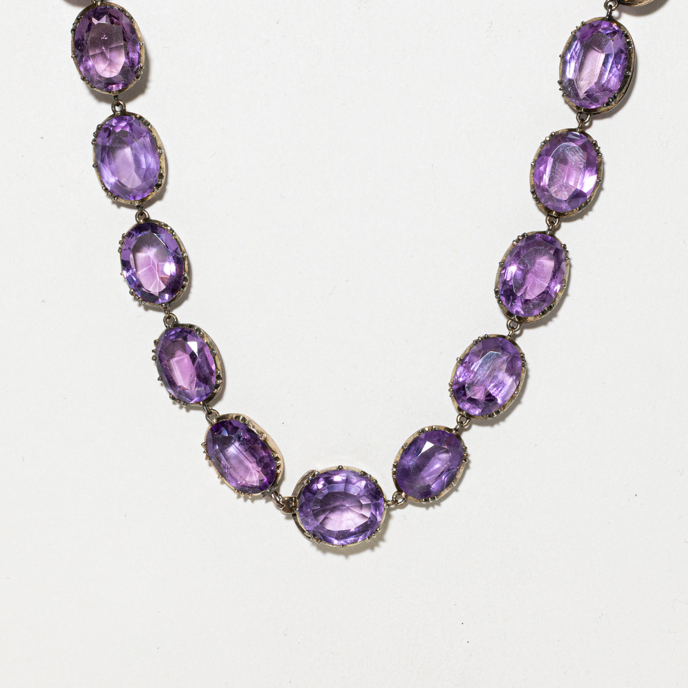 Vintage Amethyst Demi-Parure Necklace, Earring, Pendant & Brooch Set | 180ctw | 16"