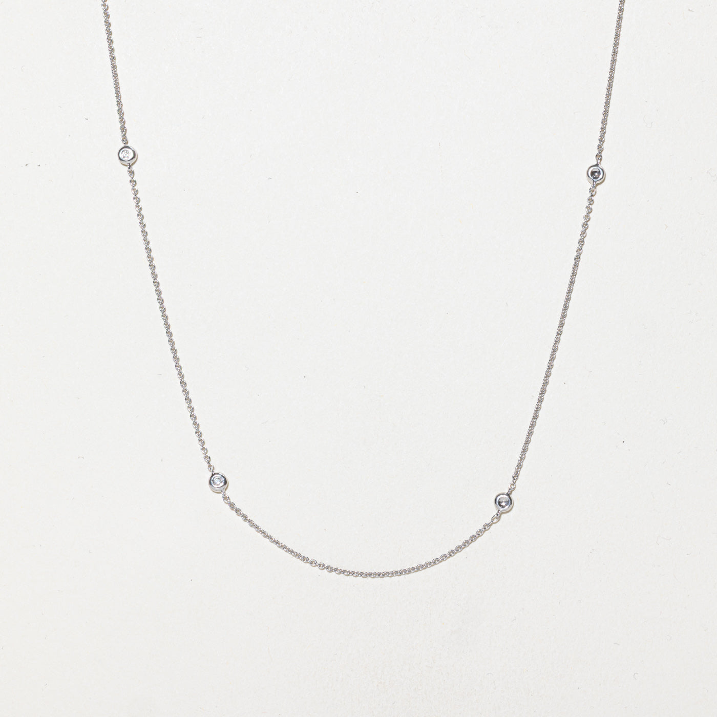 Diamond Satellite Layering Necklace | 0.20ctw | 45"