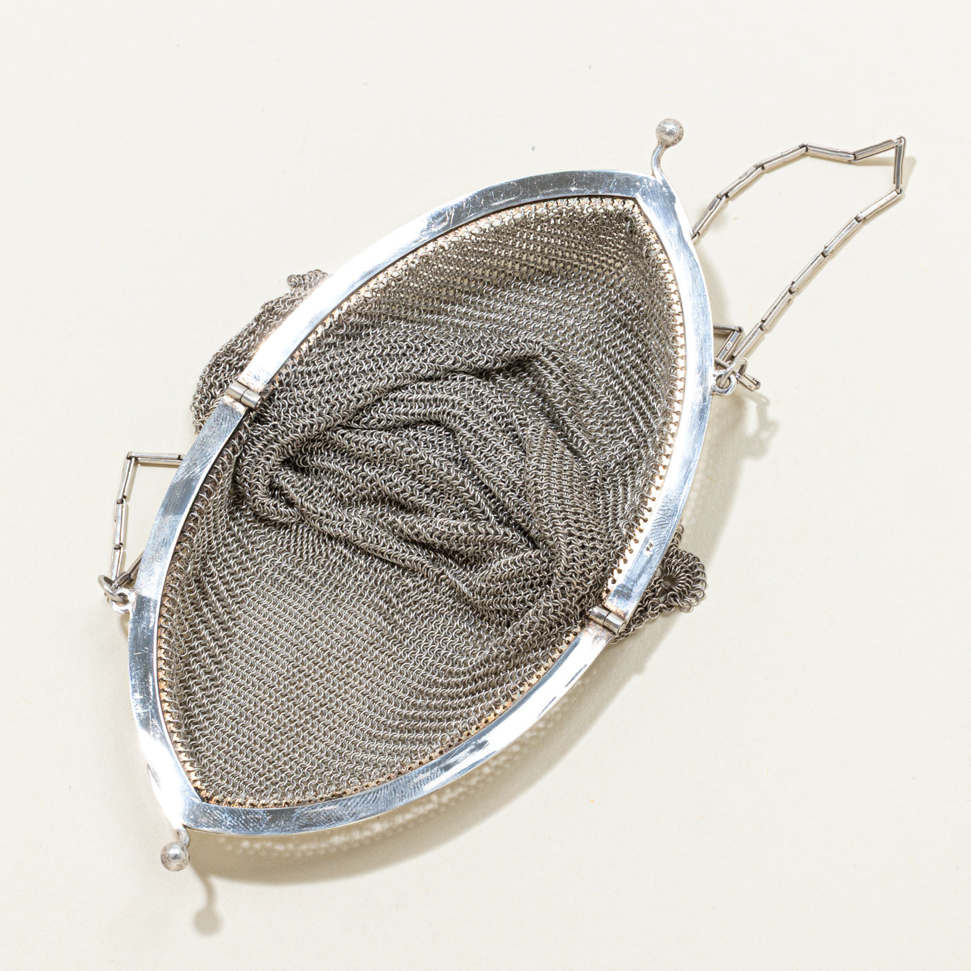 Sterling Silver Mesh Purse