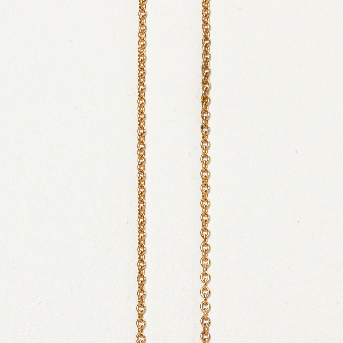 'Tiffany & Co.' Diamond Heart Key Pendant Necklace | 0.06ctw | 30"