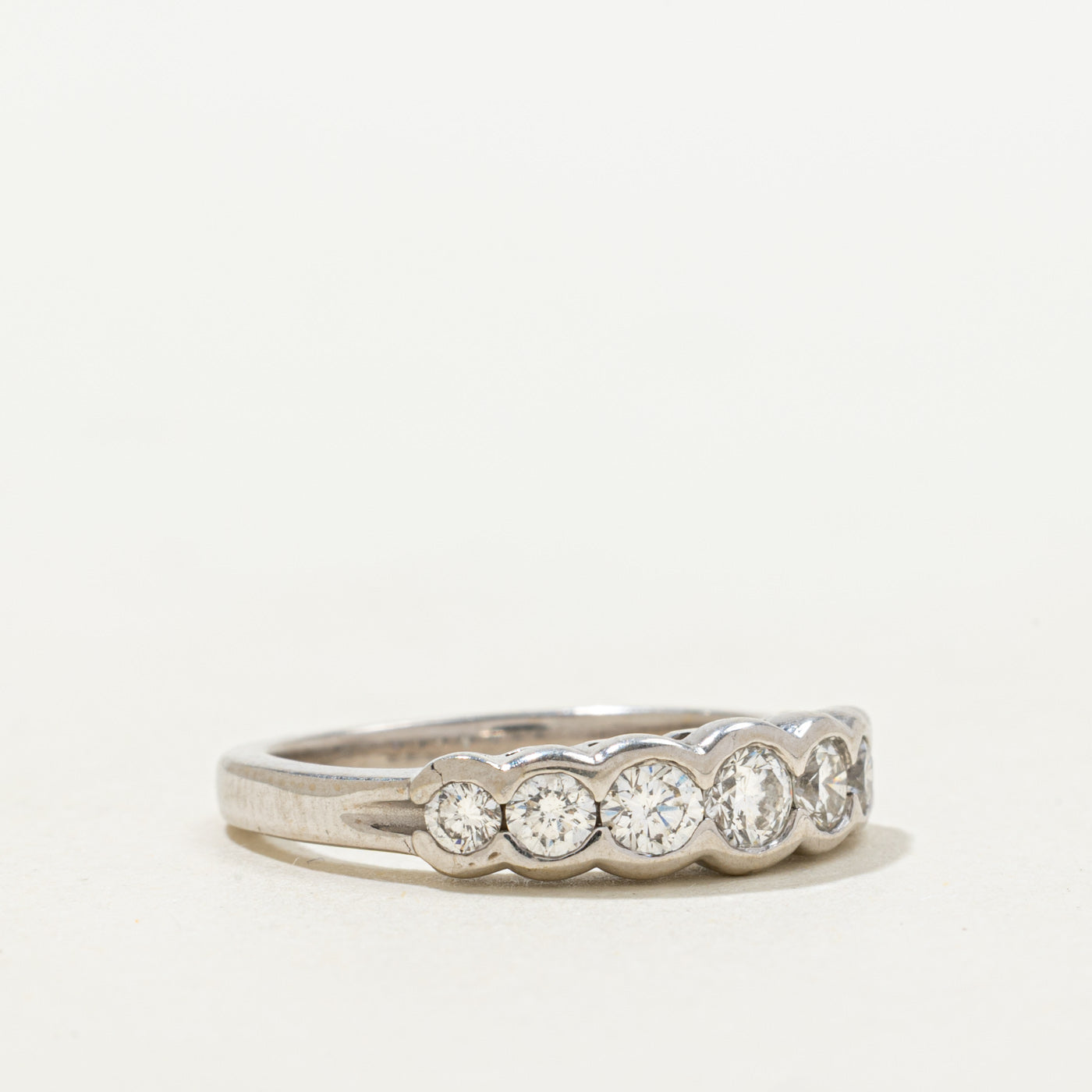 Semi Eternity Graduated Diamond Ring | 0.70ctw | SZ 4.75