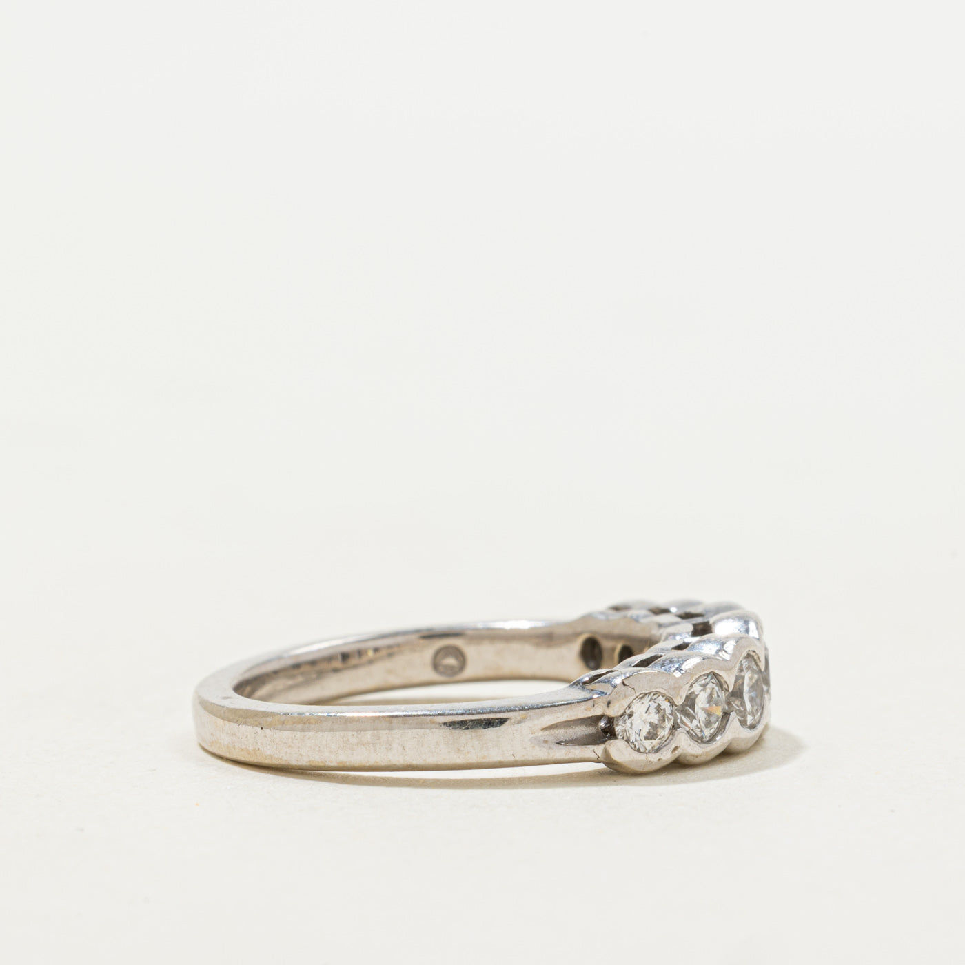 Semi Eternity Graduated Diamond Ring | 0.70ctw | SZ 4.75