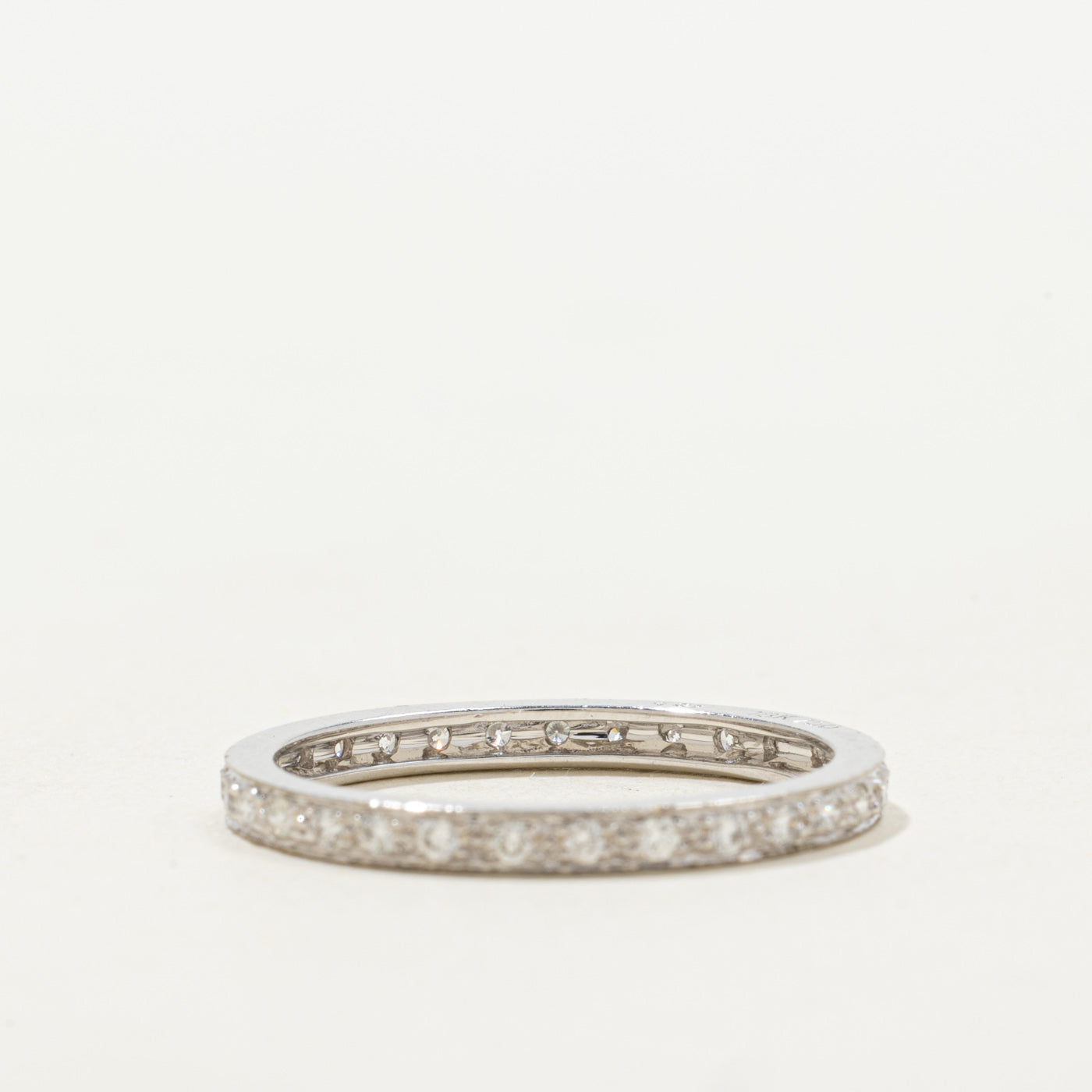 18k White Gold Eternity Diamond Band | 0.30ctw | 2.1mm | SZ 7