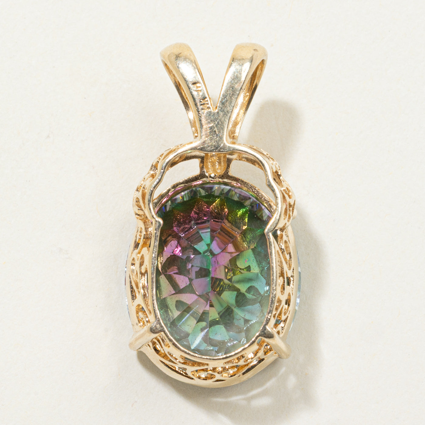 Large Mystic Topaz Pendant | 36.00ct
