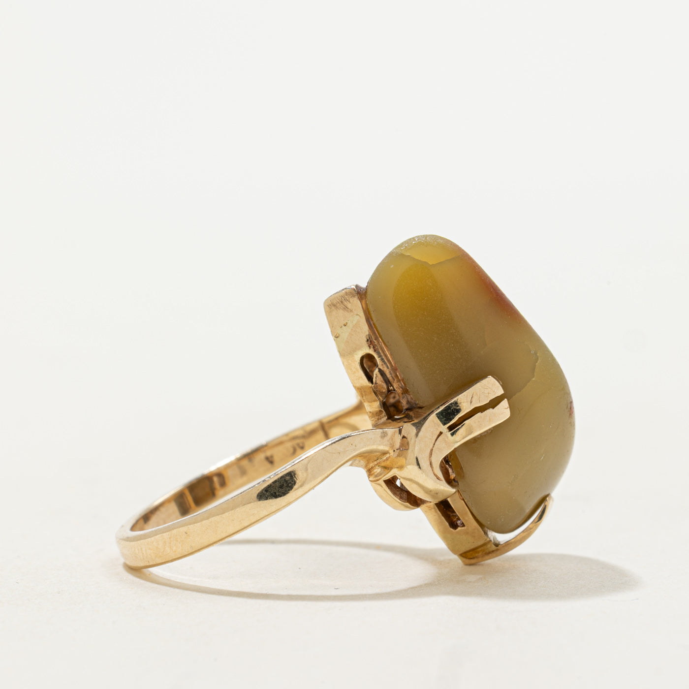 Freeform Jasper Cocktail Ring | 13.00ct | SZ 7.25