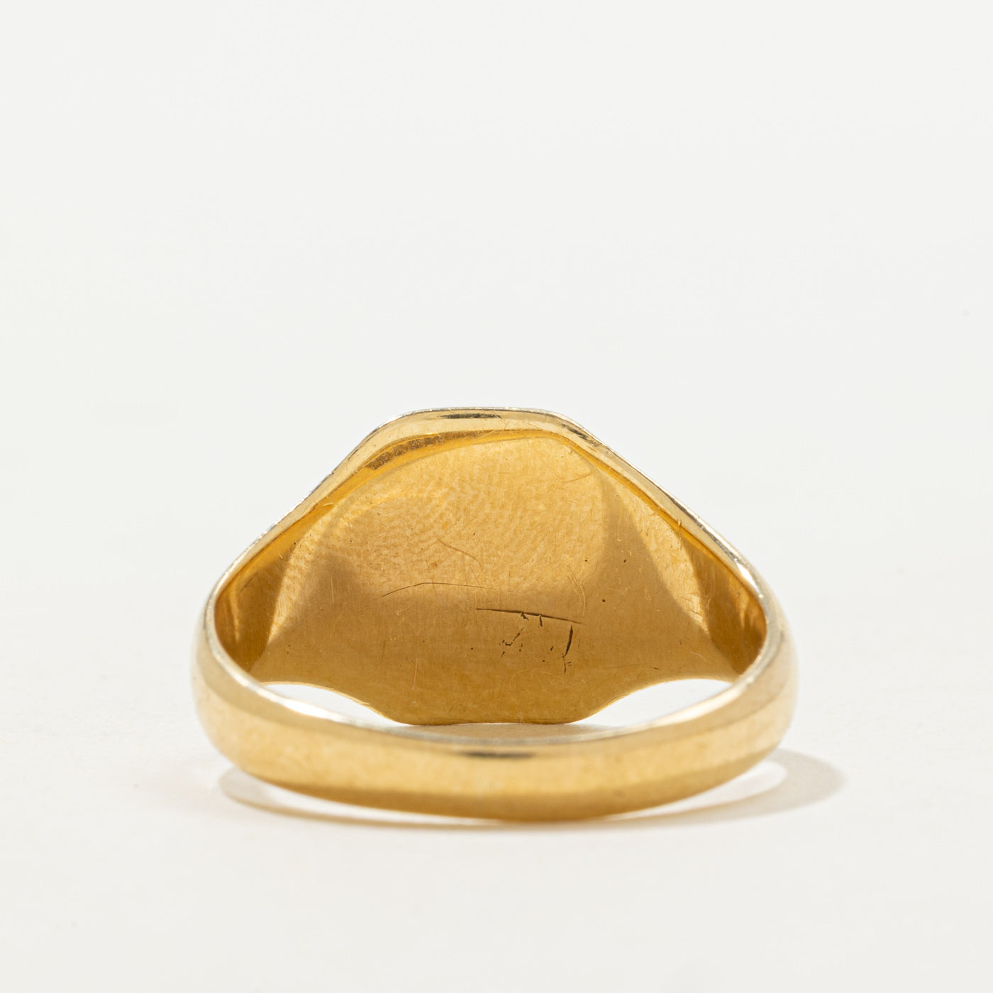 1960 Birmingham 18k Yellow Gold Signet Ring | SZ 9.25