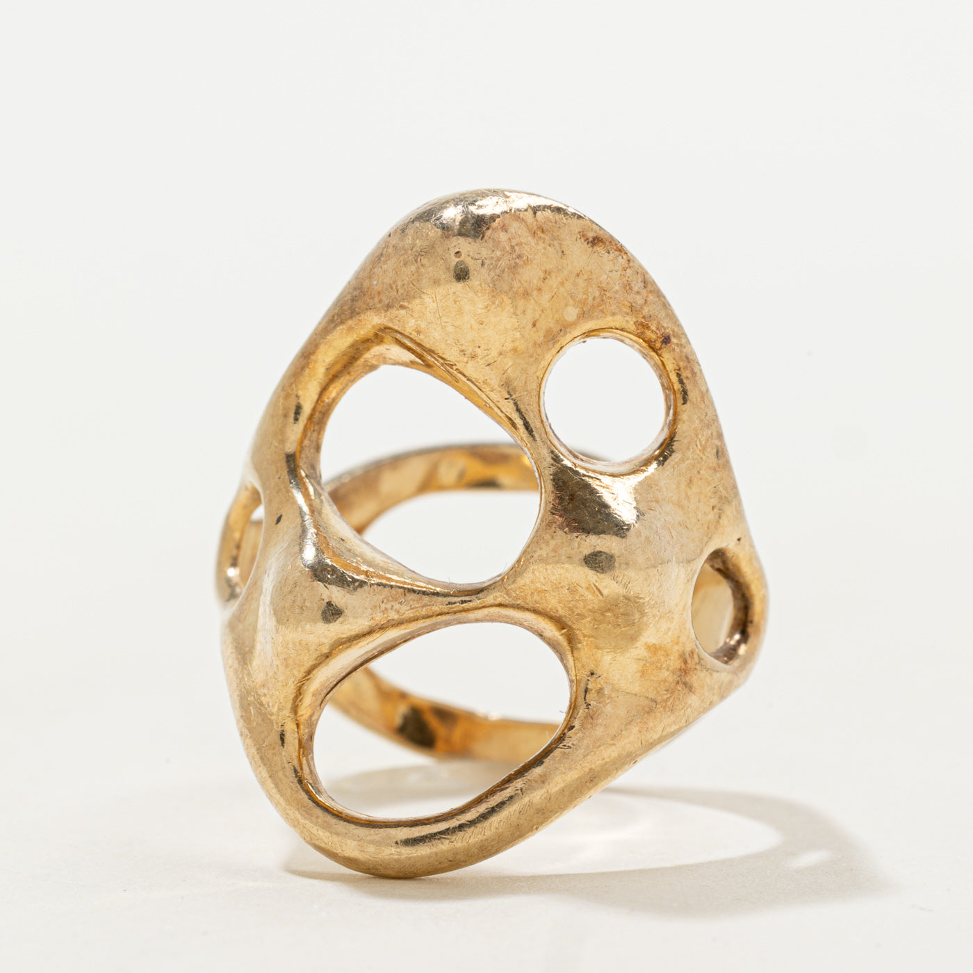 14k Yellow Gold Freeform Ring | SZ 8