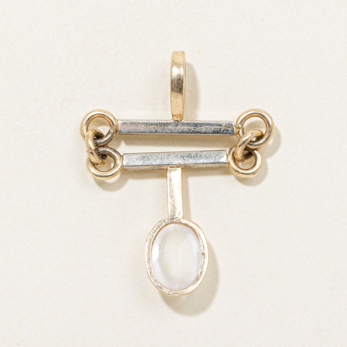 Swinging Moonstone Bar Drop Pendant | 1.10ct