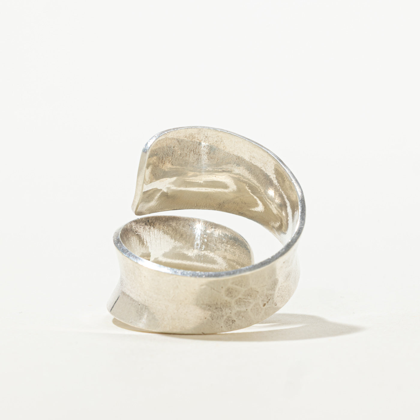 Sterling Silver Wide Wrap Ring | SZ 7.5