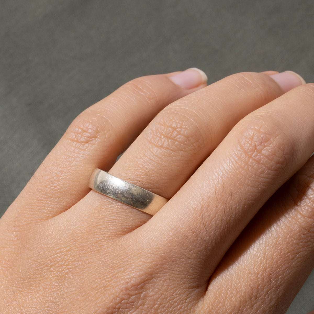 2022 Sheffield White Gold Band | 5mm | SZ 9.75