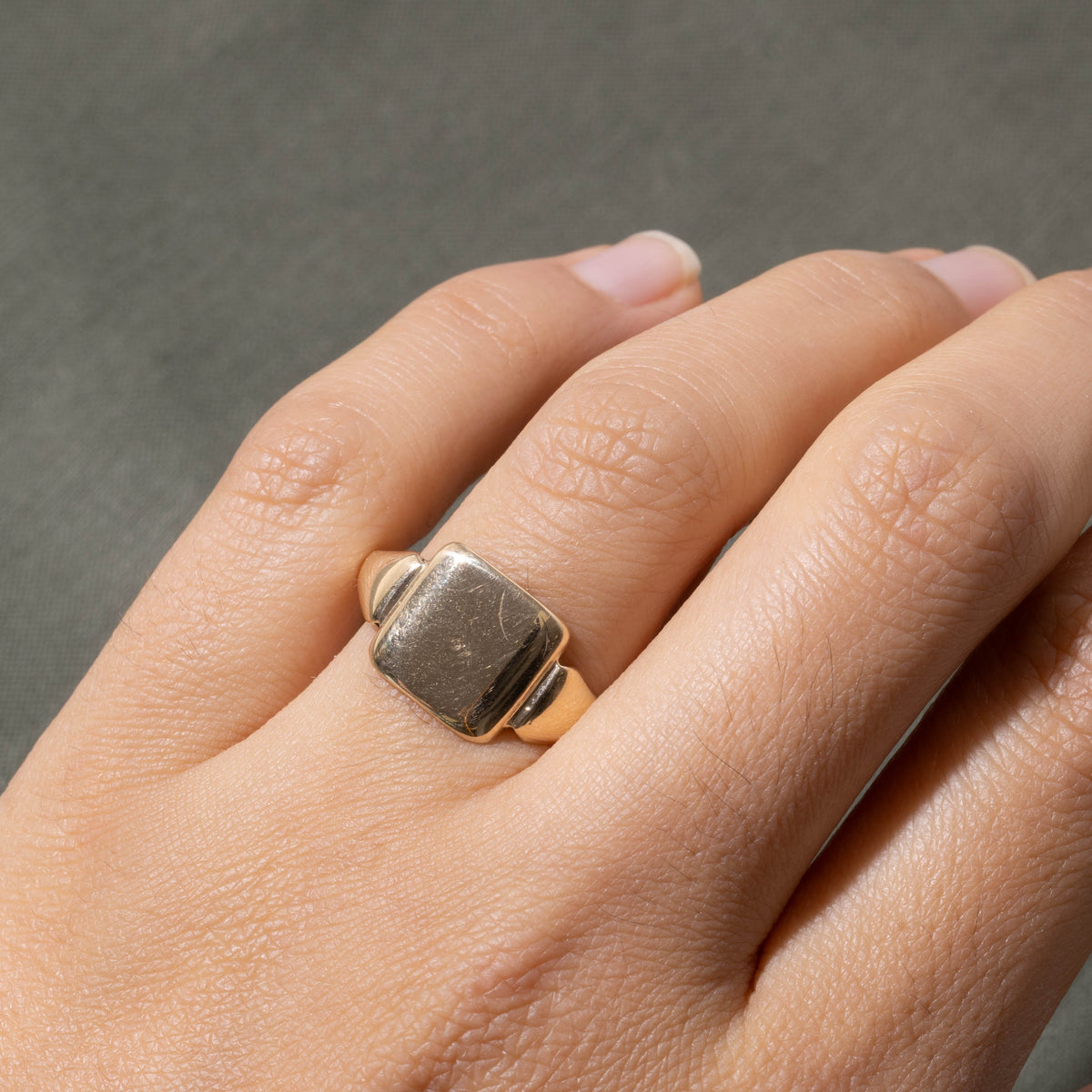 1986 Birmingham Yellow Gold Signet Ring | SZ 11.75