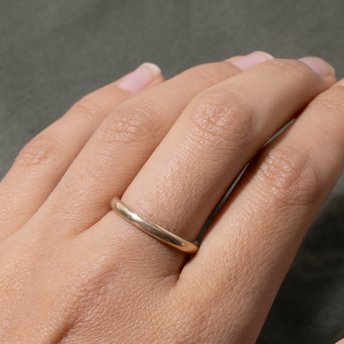 1949 Birmingham Yellow Gold Band | 2.7mm | SZ 8.5